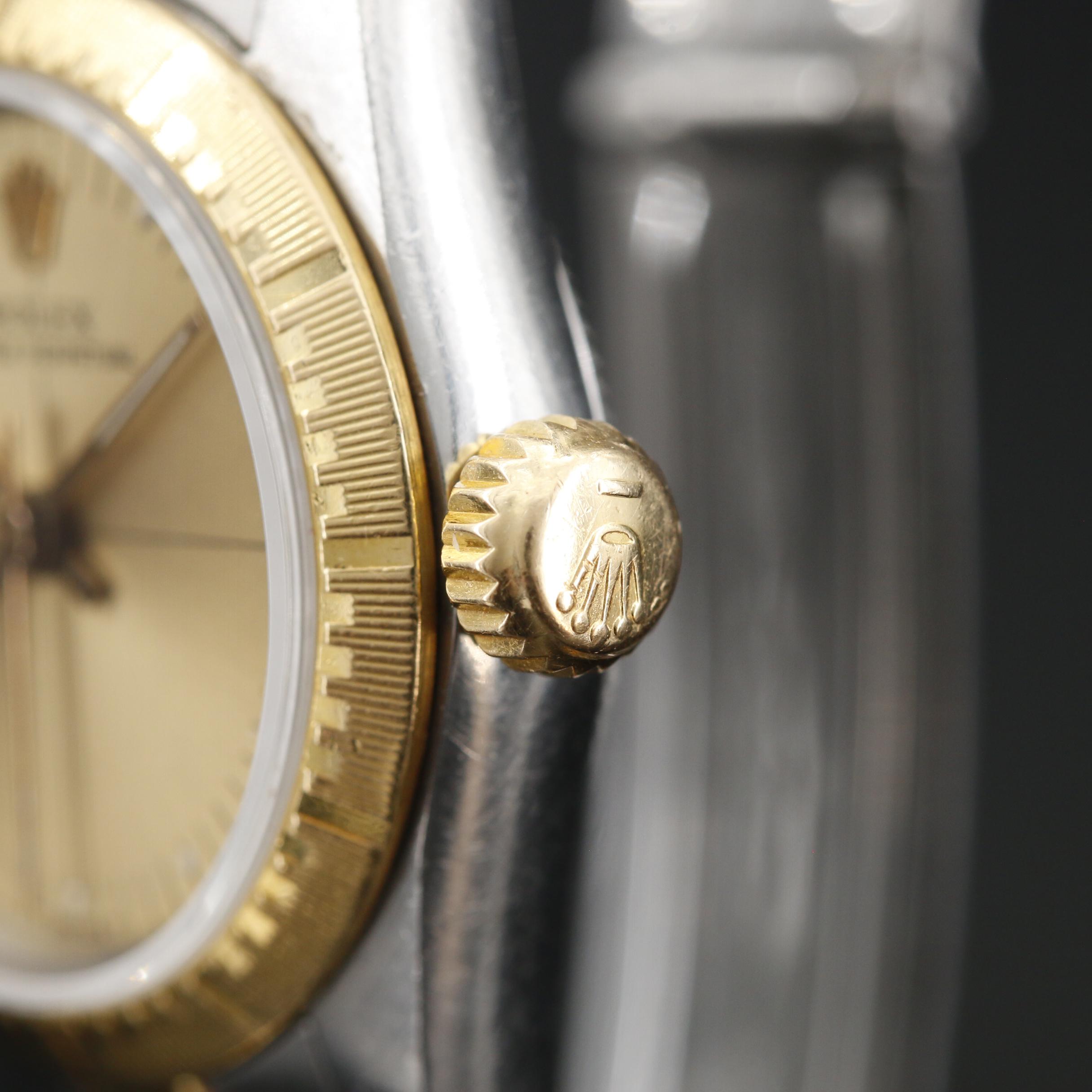 1987 Rolex Zephyr Oyster Perpetual 18K and Stainless Steel Automatic Watch