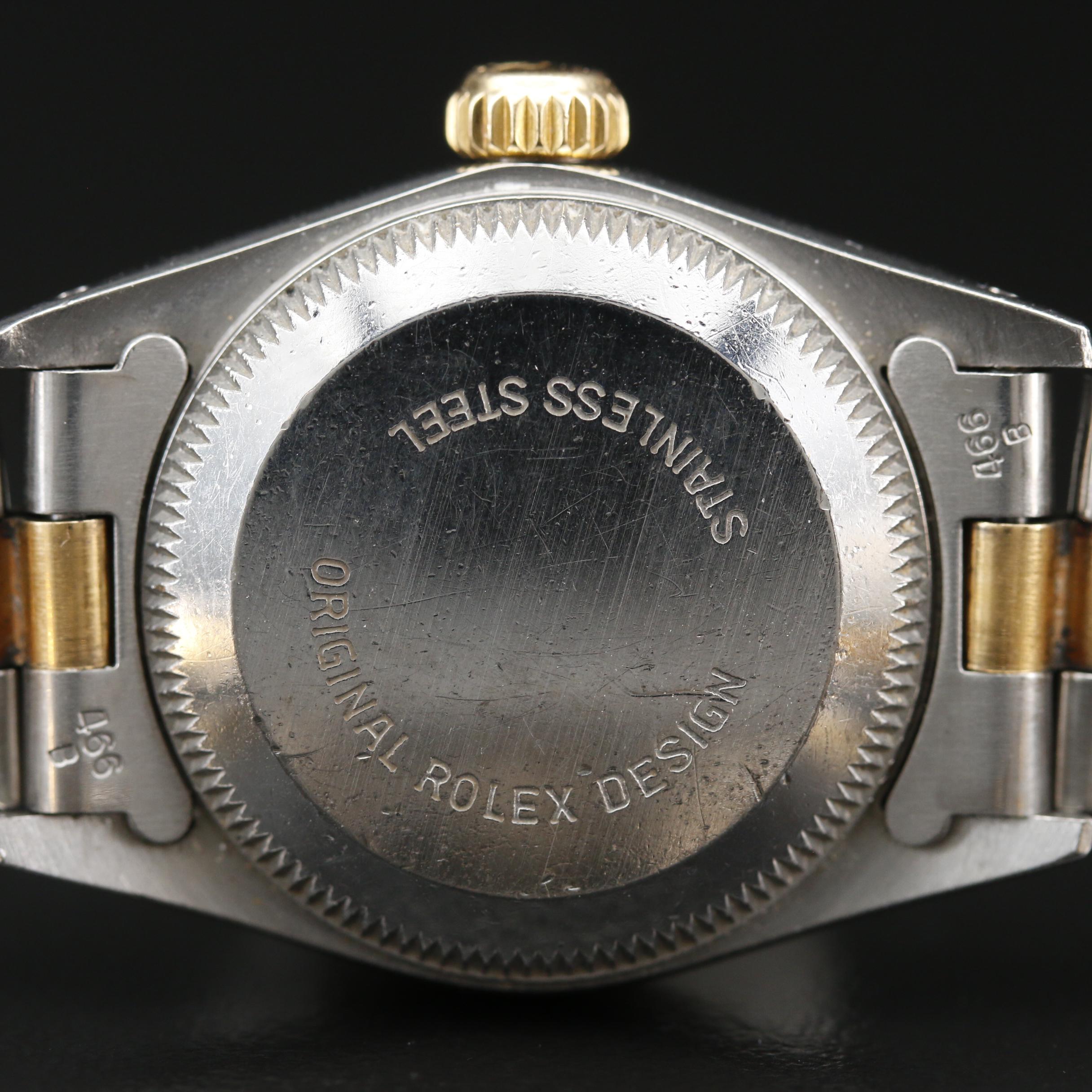 1987 Rolex Zephyr Oyster Perpetual 18K and Stainless Steel Automatic Watch