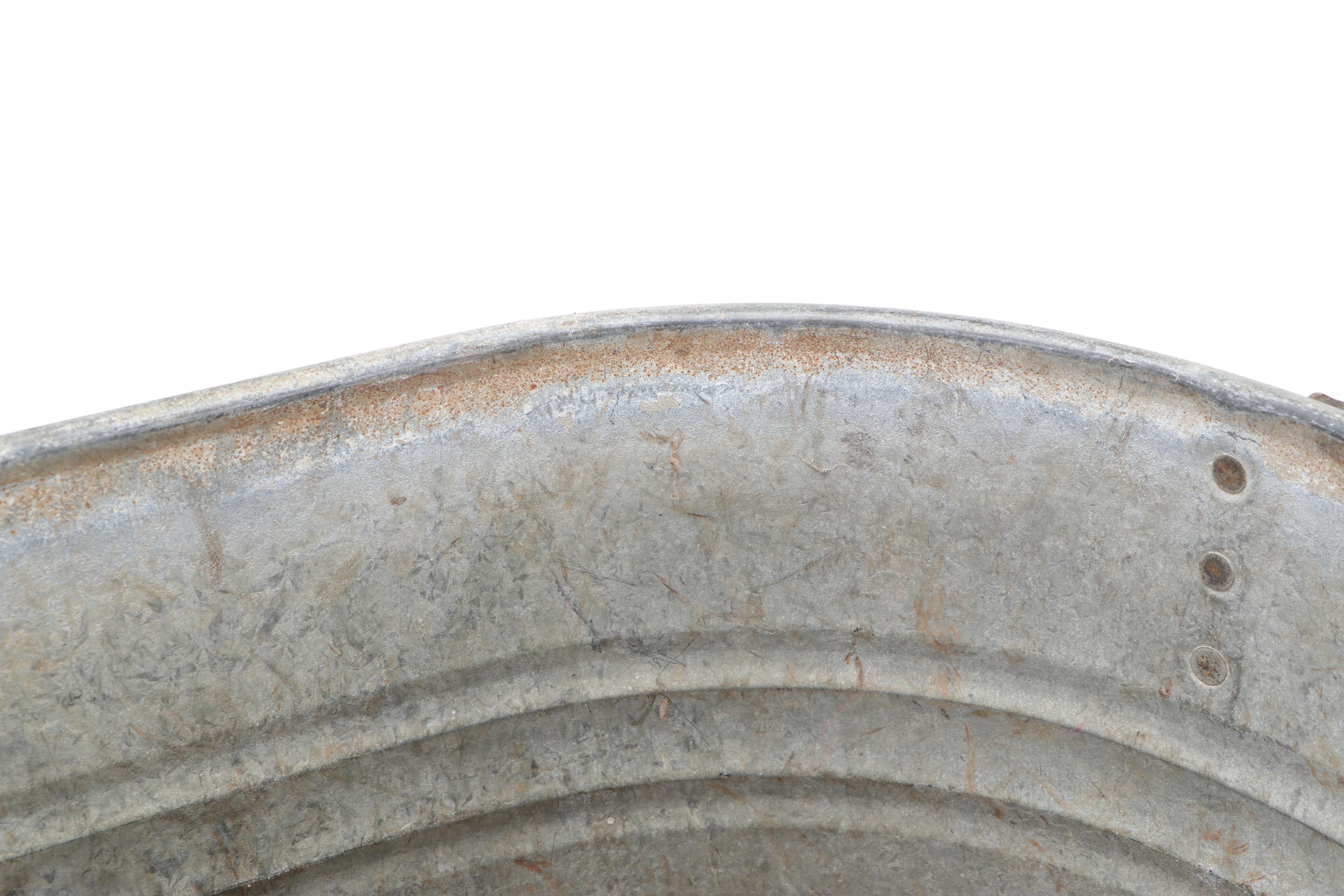 Rapid Washer Laundry Plunger with Galvanized Boiler Wash Tub