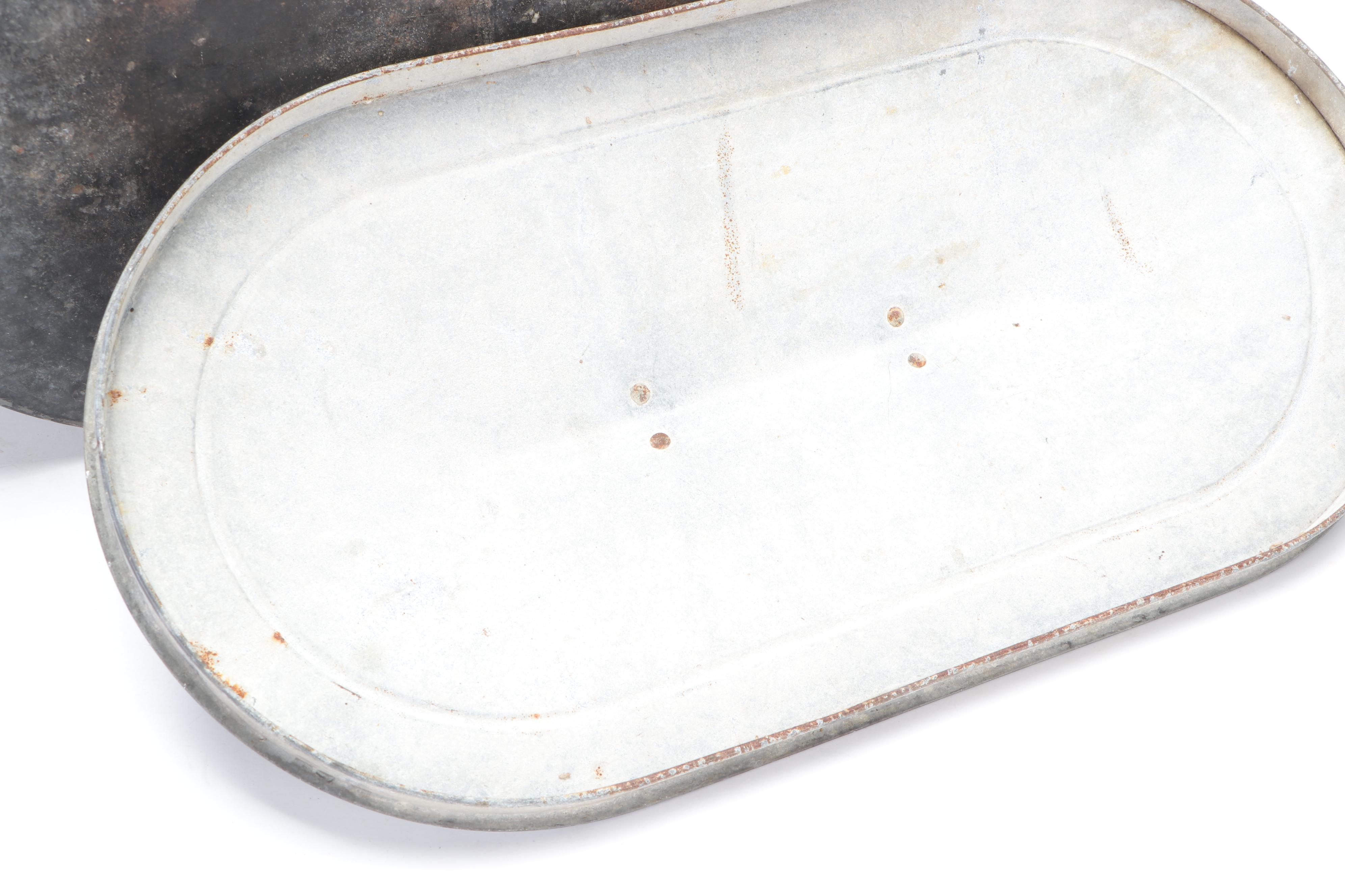 Rapid Washer Laundry Plunger with Galvanized Boiler Wash Tub