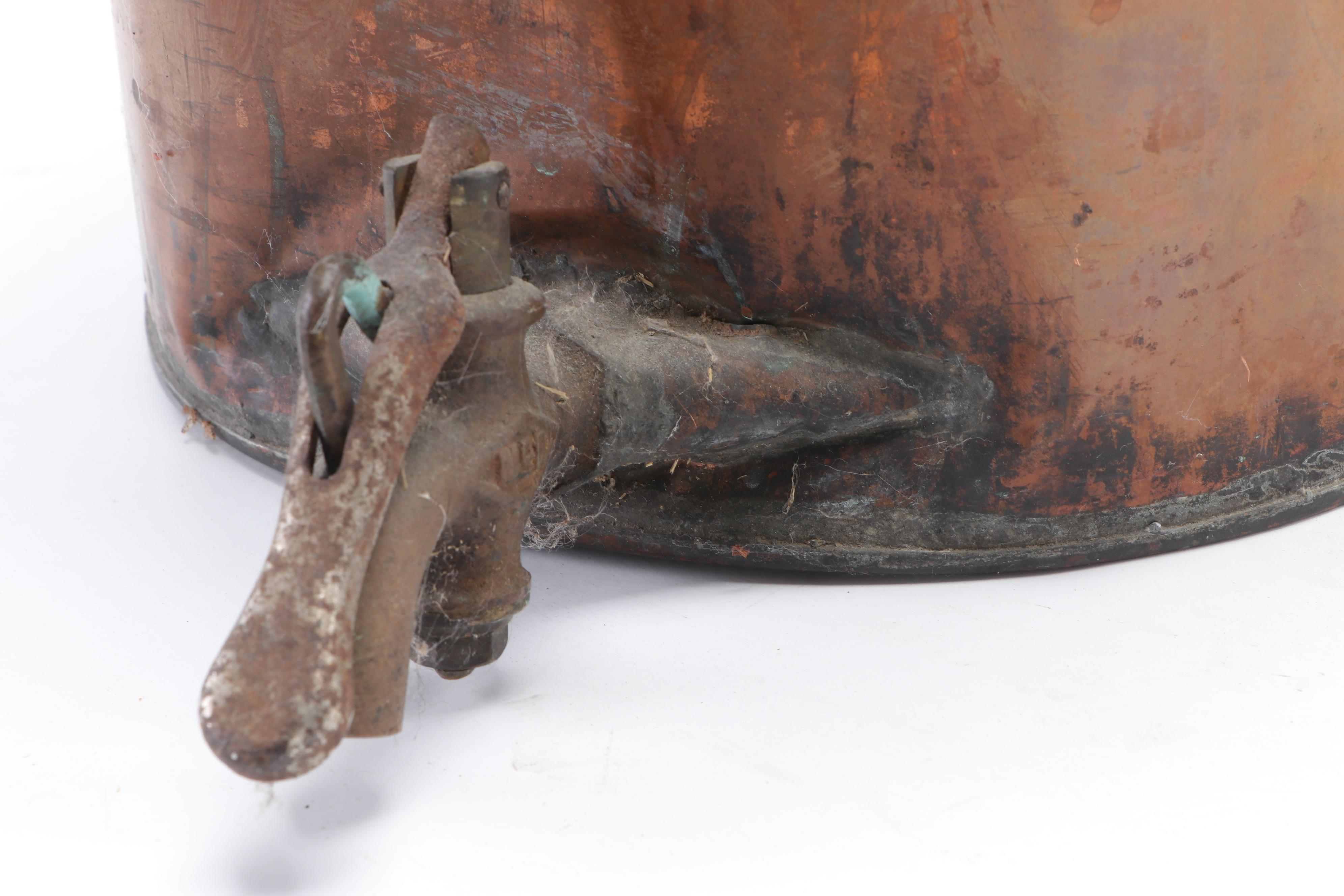 Copper Wash Tub Moonshine Still and Ladle