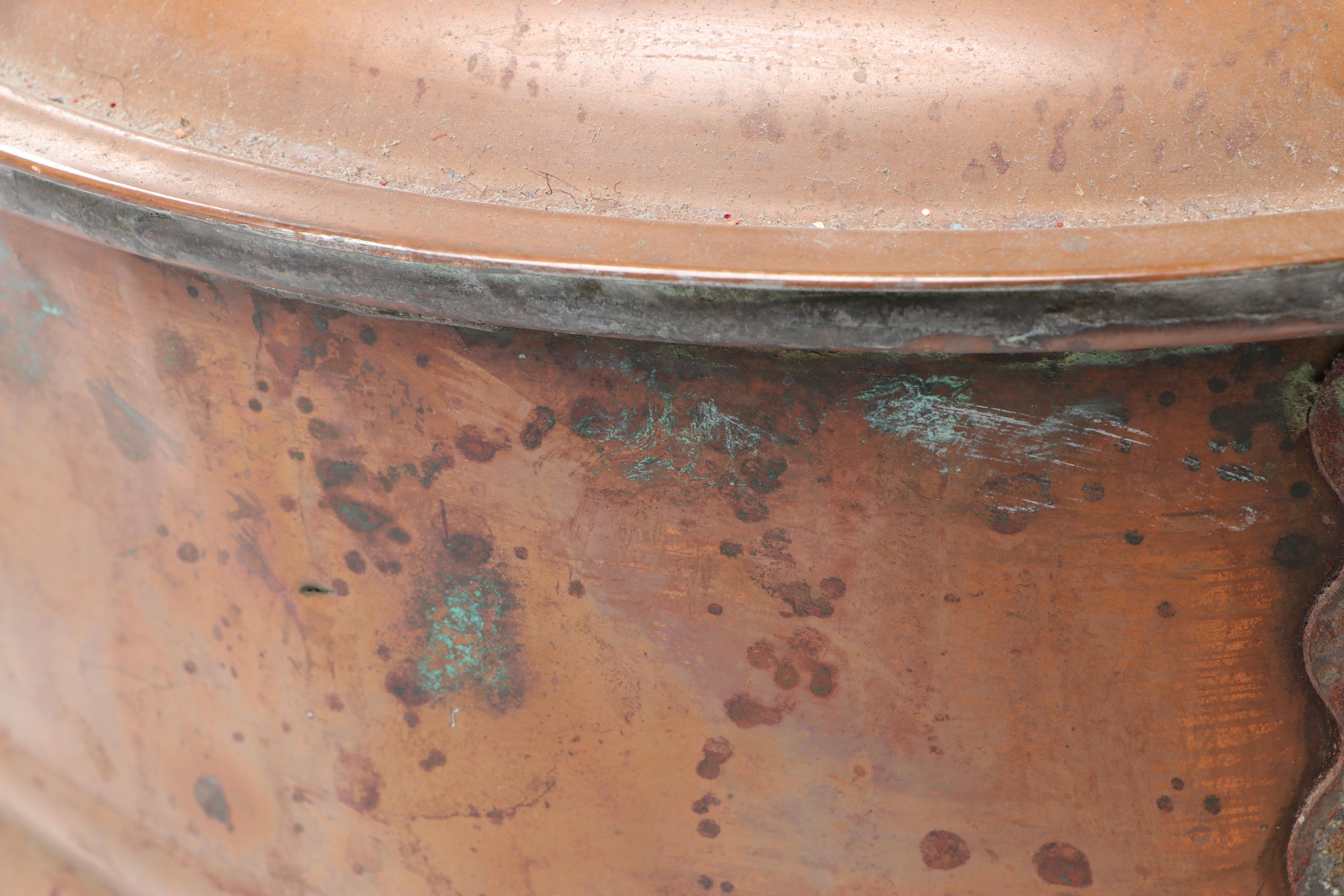 Copper Wash Tub Moonshine Still and Ladle