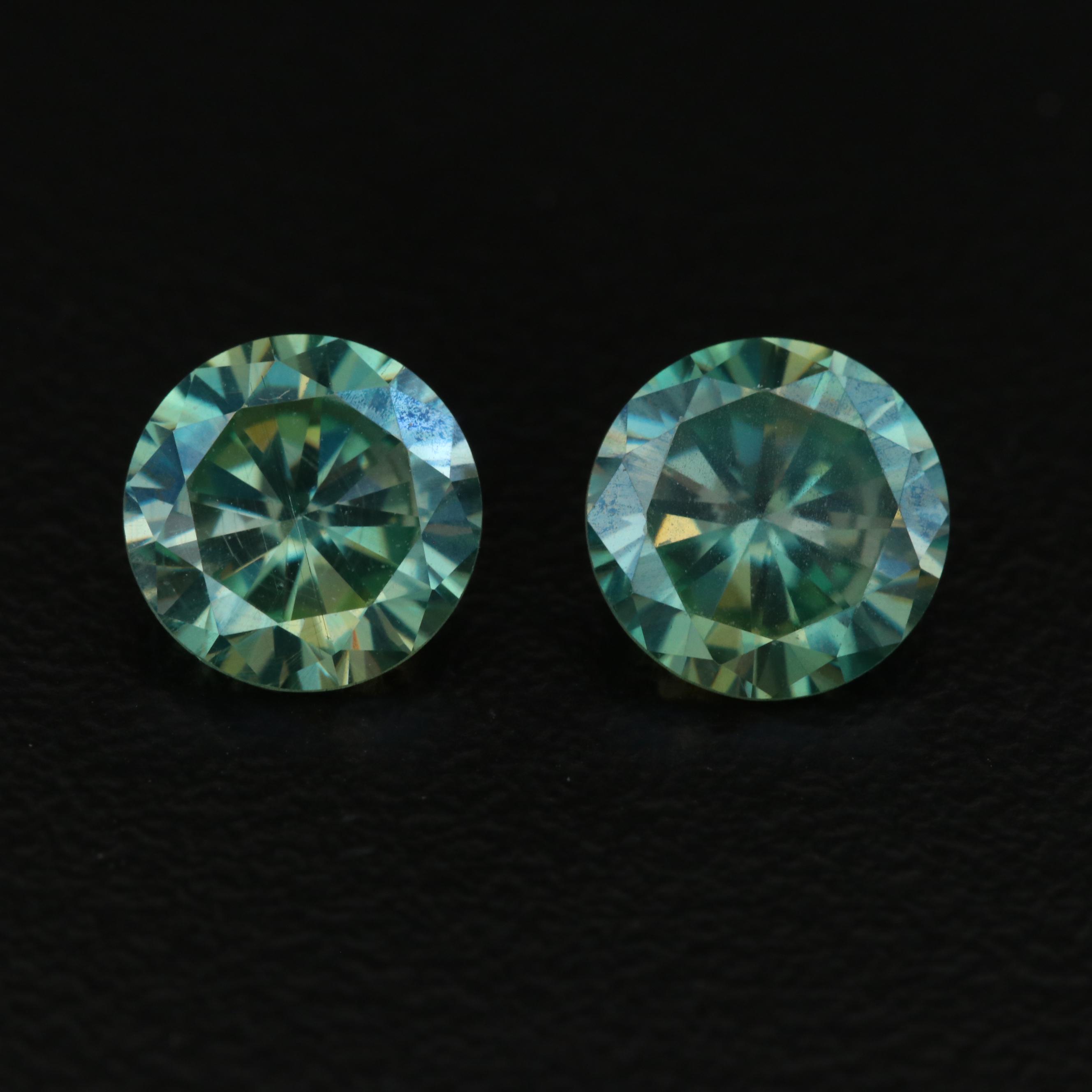 Loose 2.78 CTW Moissanite Round Faceted