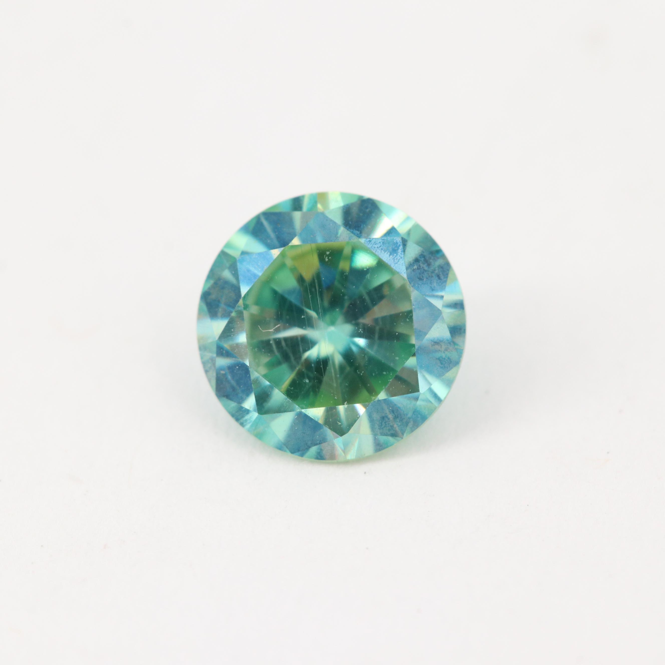 Loose 2.78 CTW Moissanite Round Faceted