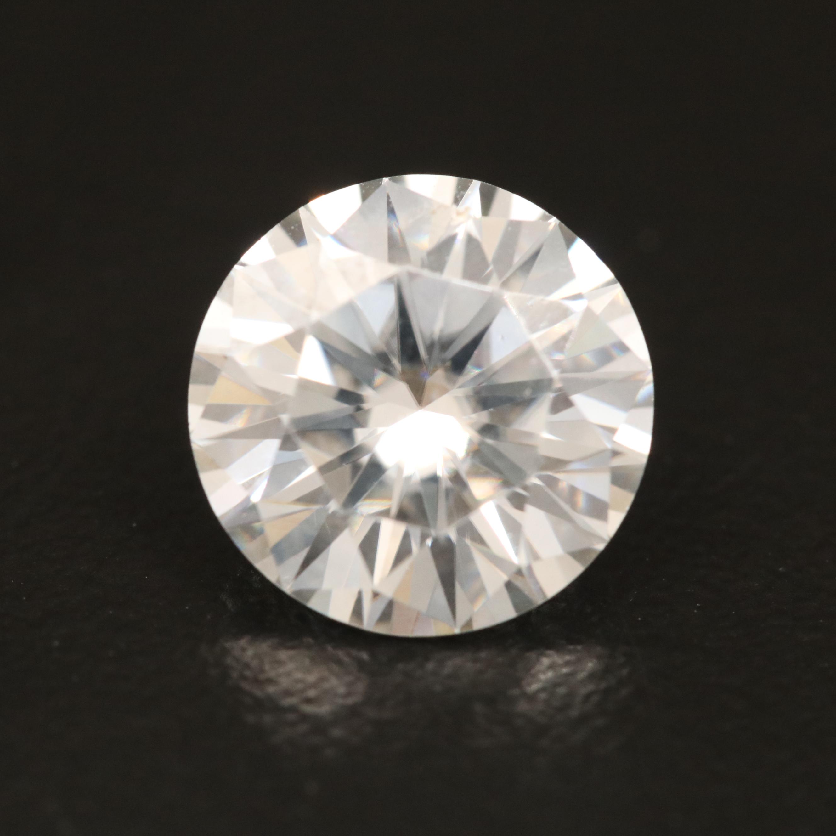 Loose 2.50 CT Moissanite Round Faceted