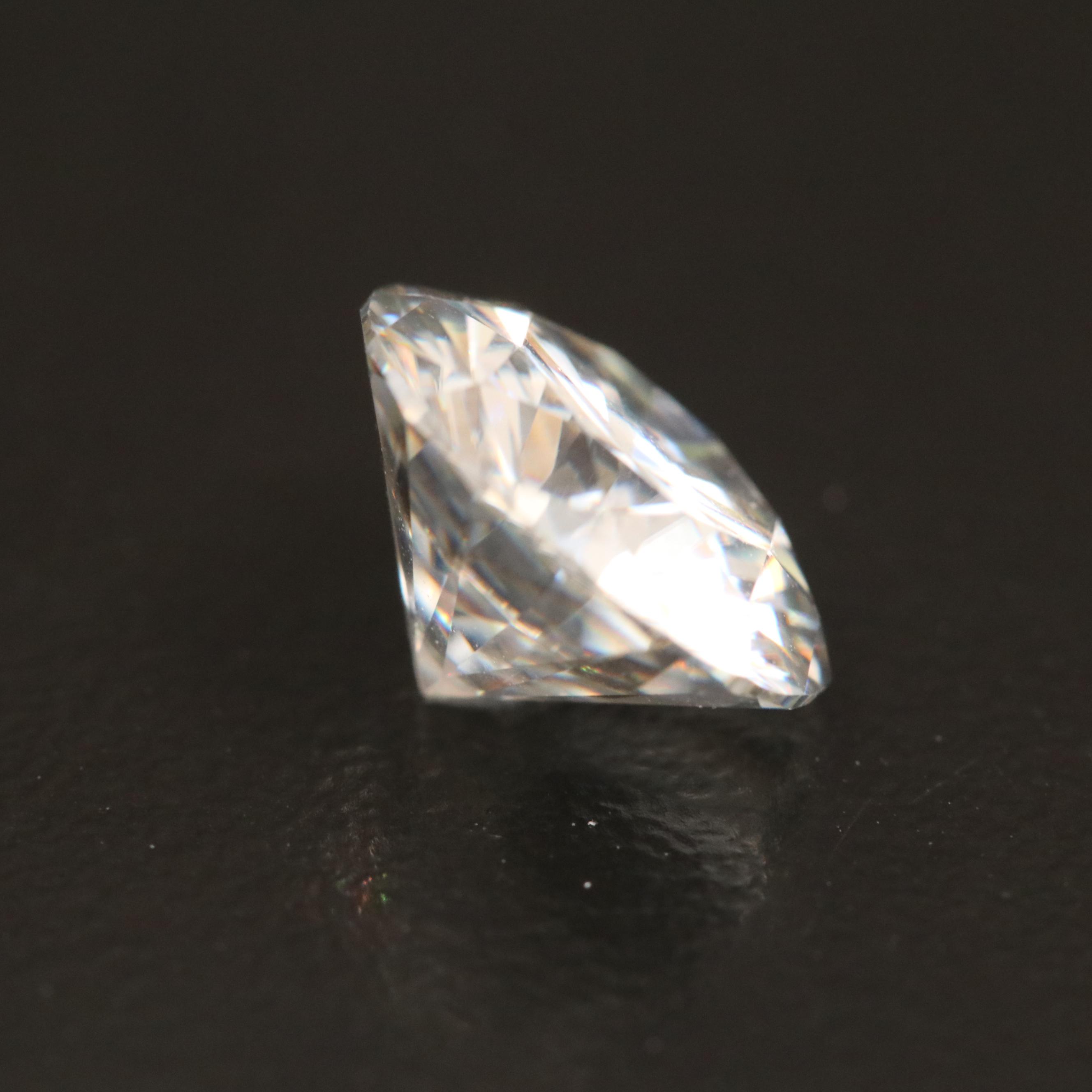 Loose 2.50 CT Moissanite Round Faceted