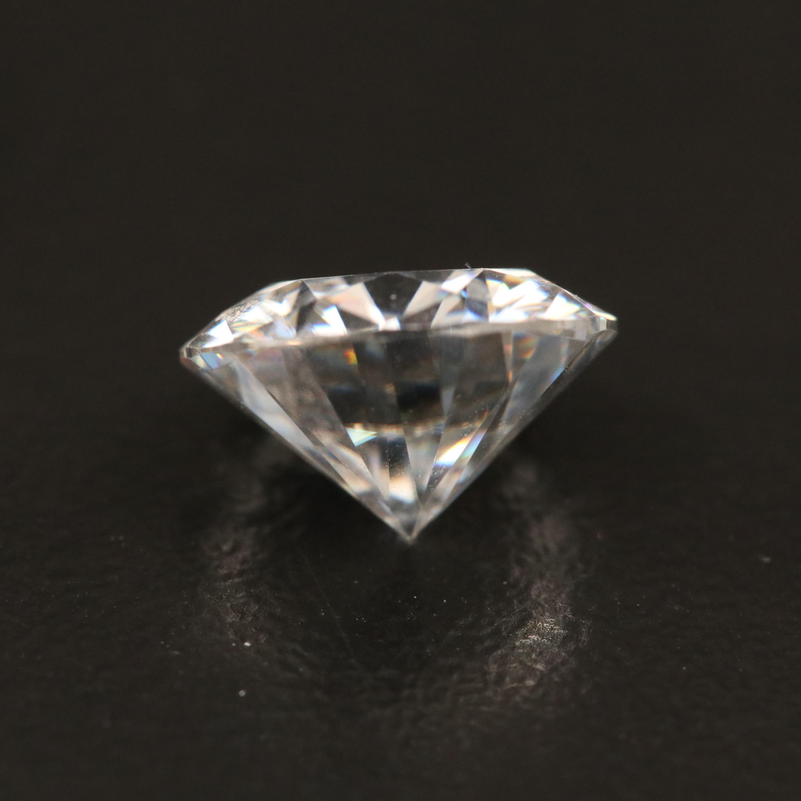 Loose 2.50 CT Moissanite Round Faceted