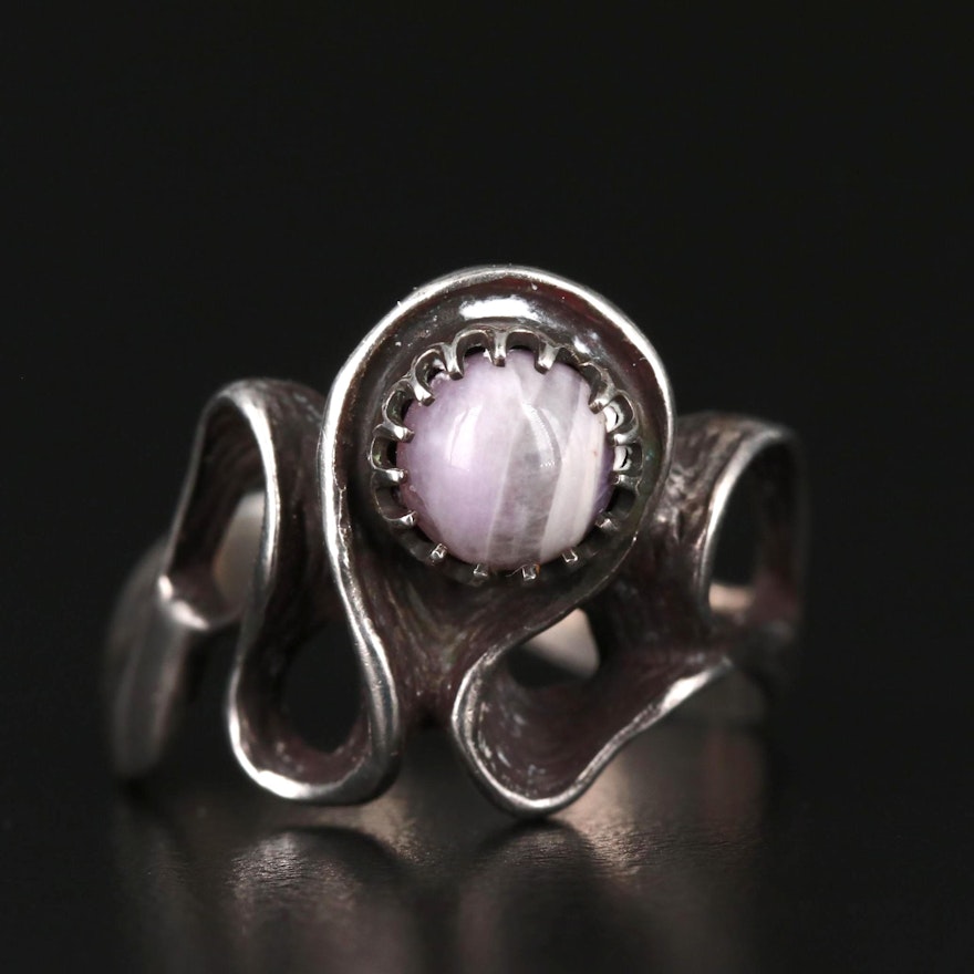 Sterling Agate Ring