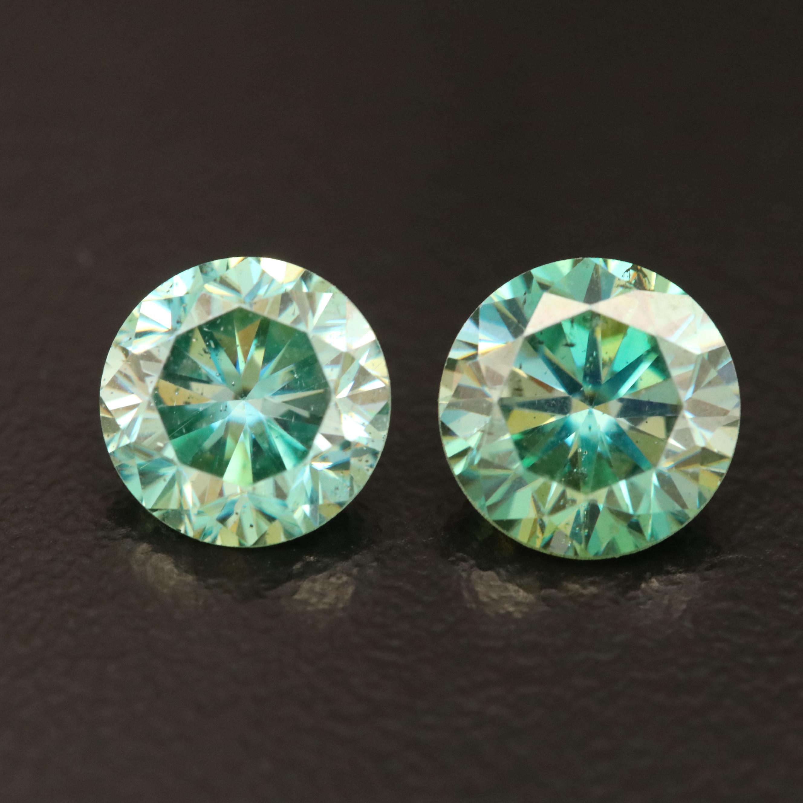 Loose 2.92 CTW Faceted Moissanites