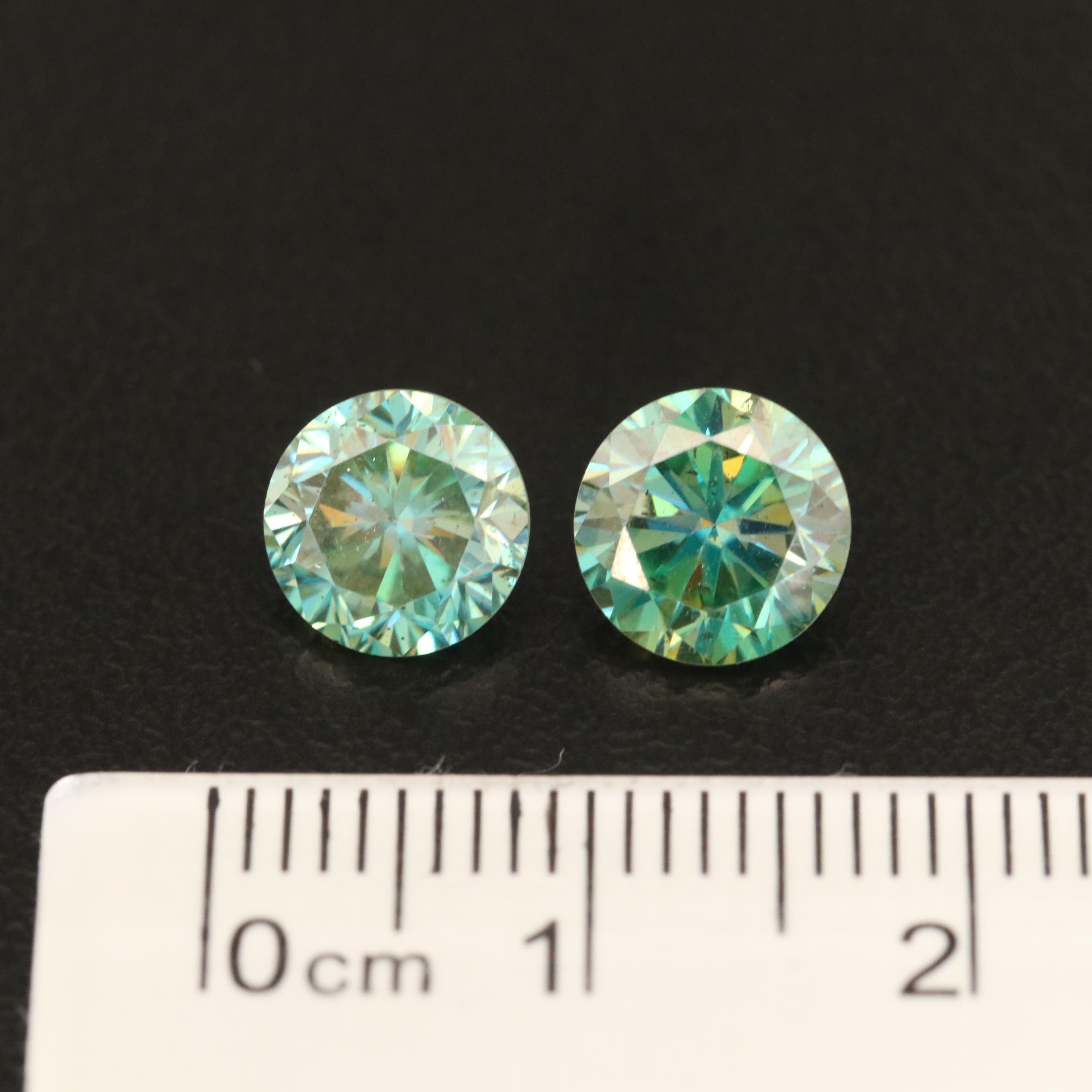 Loose 2.92 CTW Faceted Moissanites