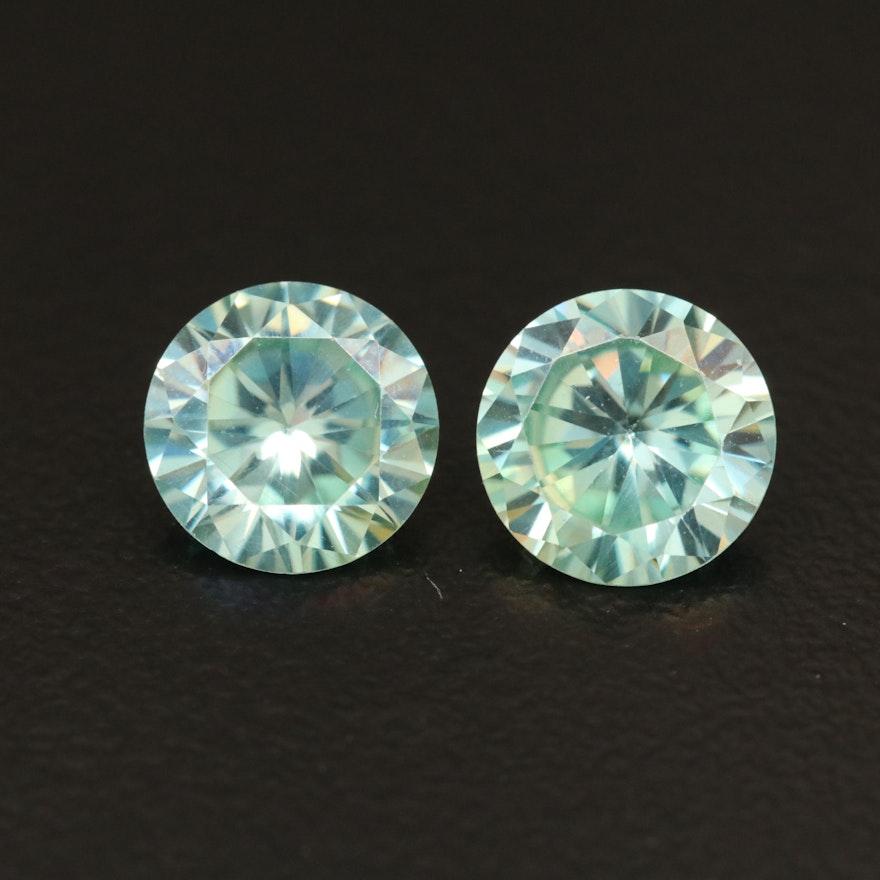 Loose 2.64 CTW Round Faceted Moissanite