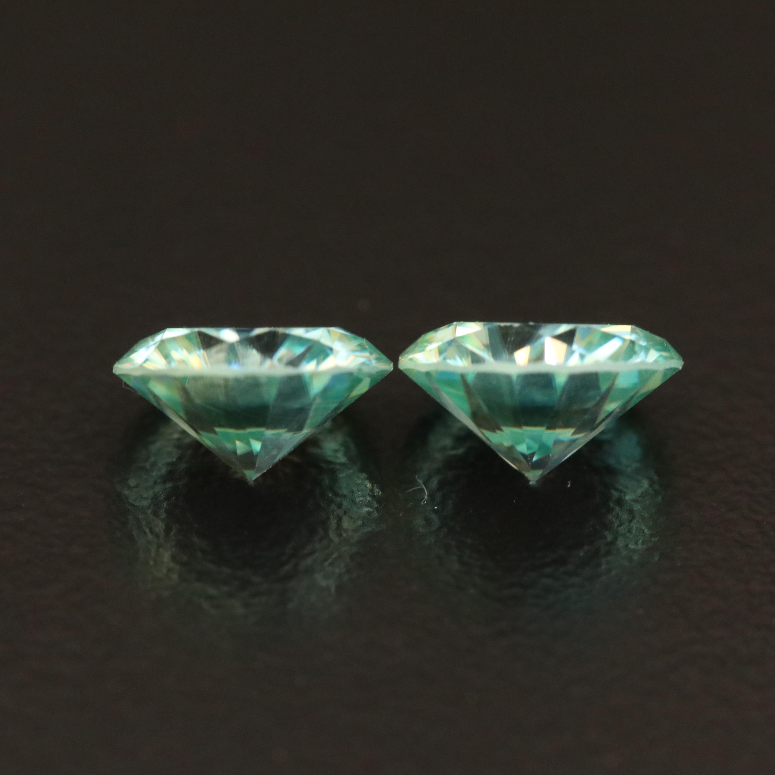 Loose 2.64 CTW Round Faceted Moissanite