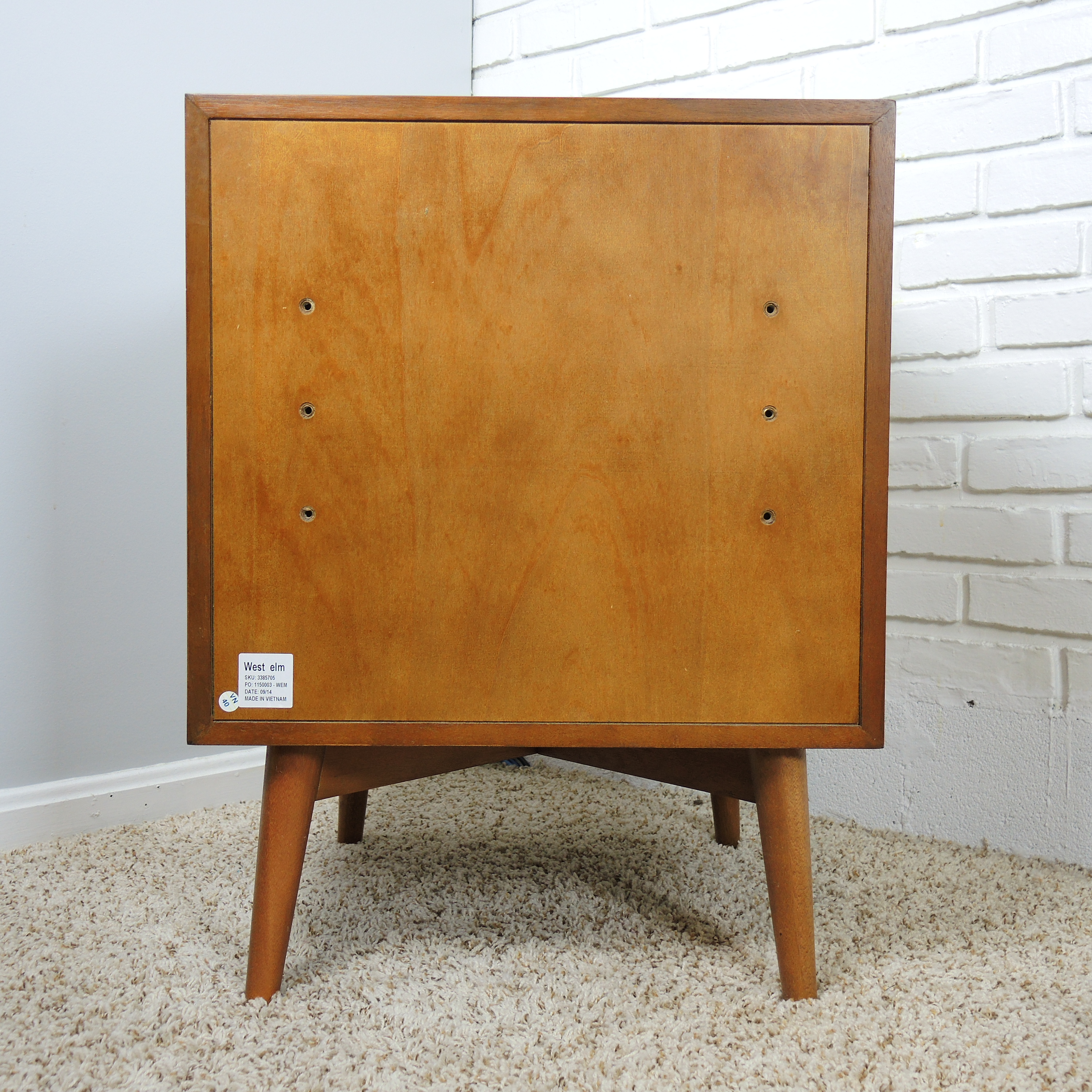 West Elm Mid Century Modern Style  Nightstand