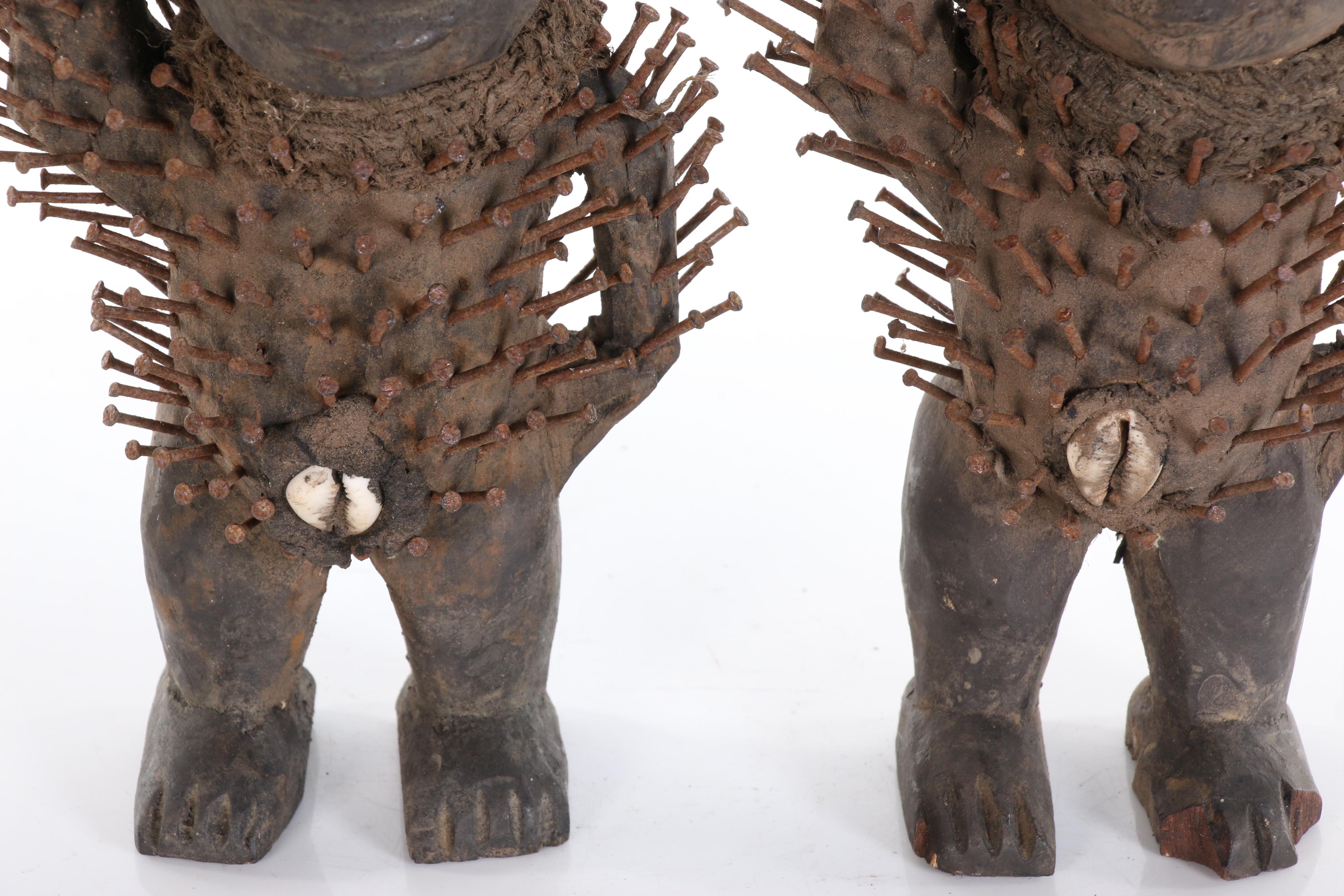 After Kongo Artist Nkisi N’kondi Power Figures, 20th Century