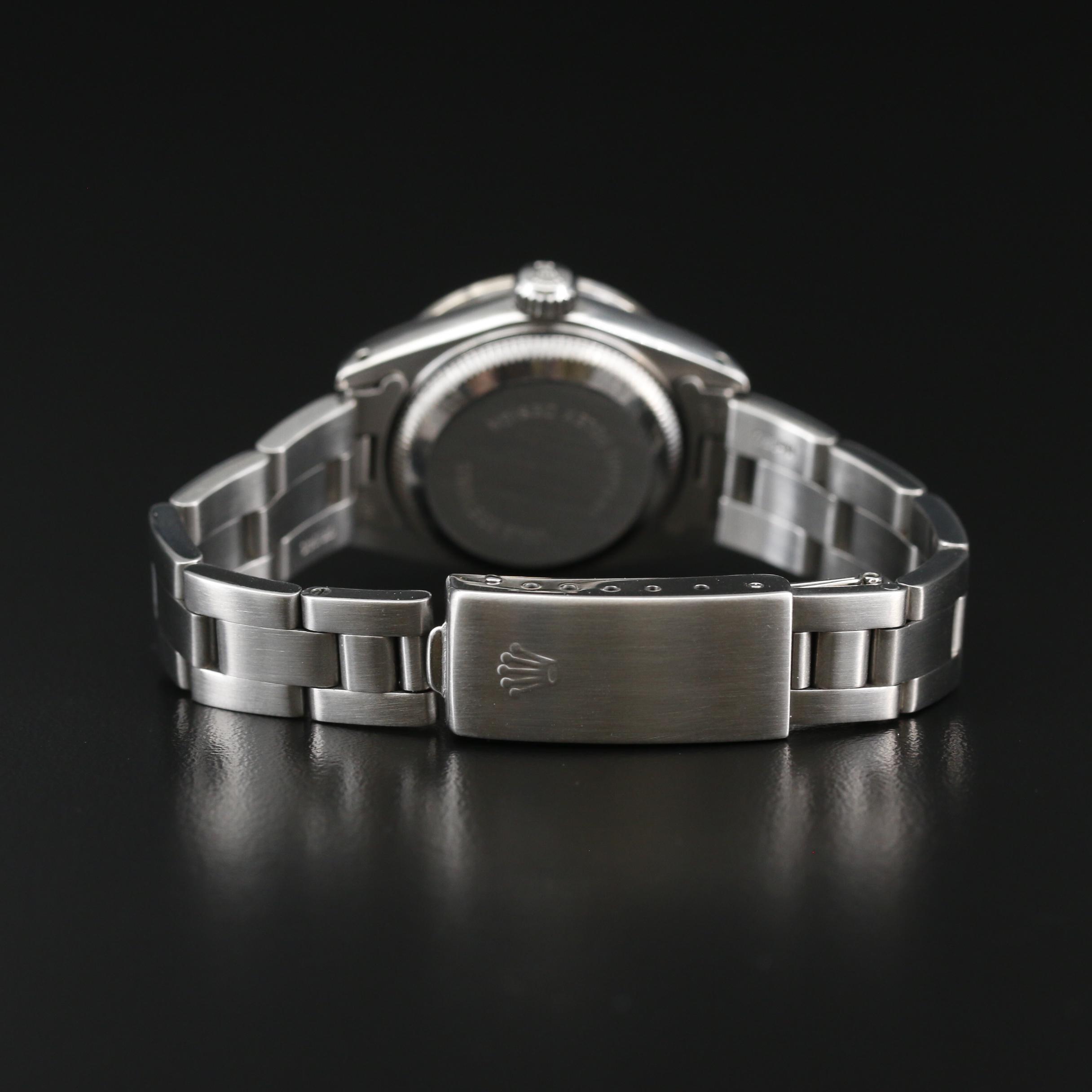 1987 Rolex Datejust 14K and Stainless Steel Automatic Watch with Diamonds