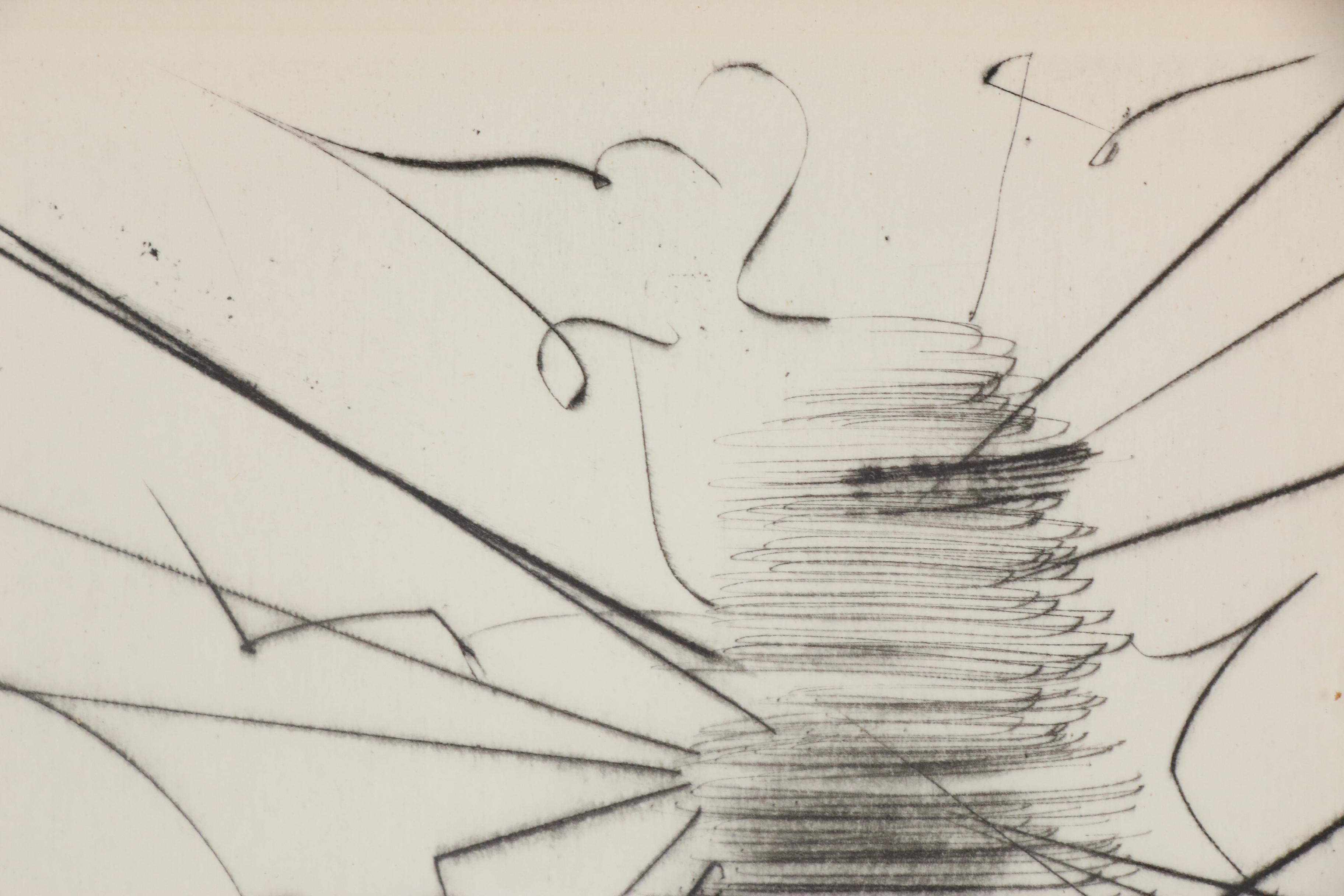 Salvador Dalí Restrike Etching "Toulouse-Lautrec"