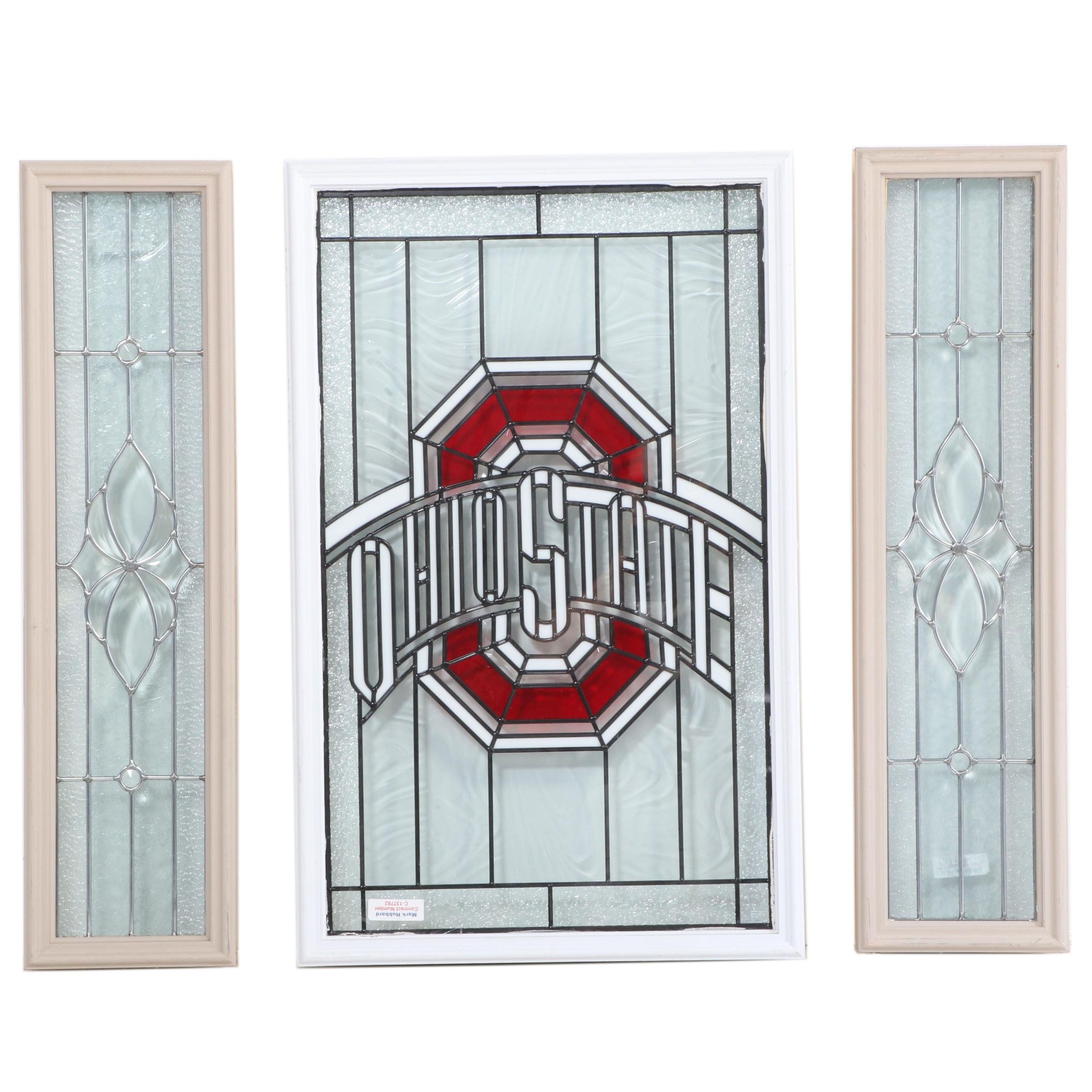 Ohio State Insulated Stained Glass Window and Sidelights
