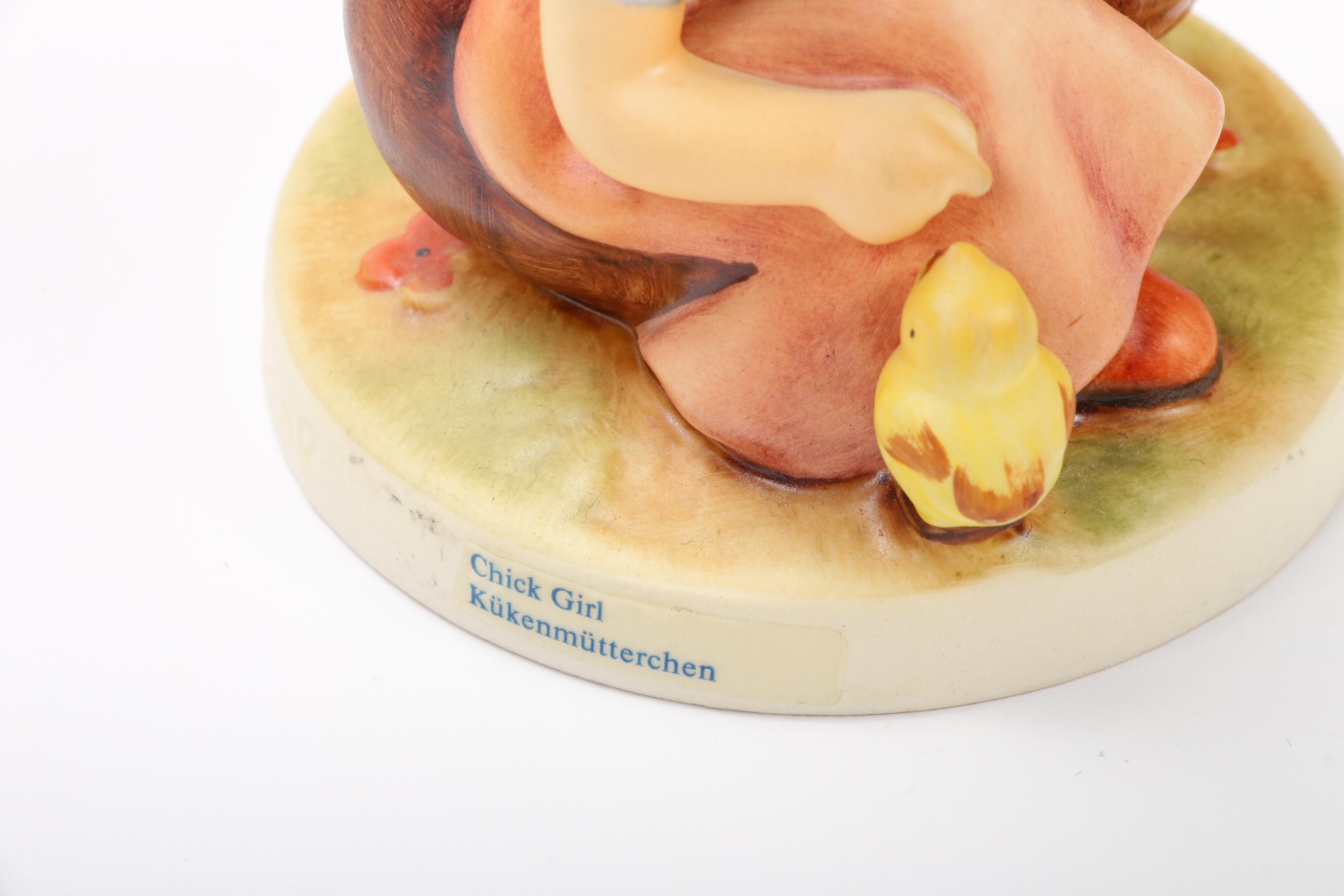 Goebel "Chick Girl", "Happy Pastime" and Other Porcelain Hummel Figurines