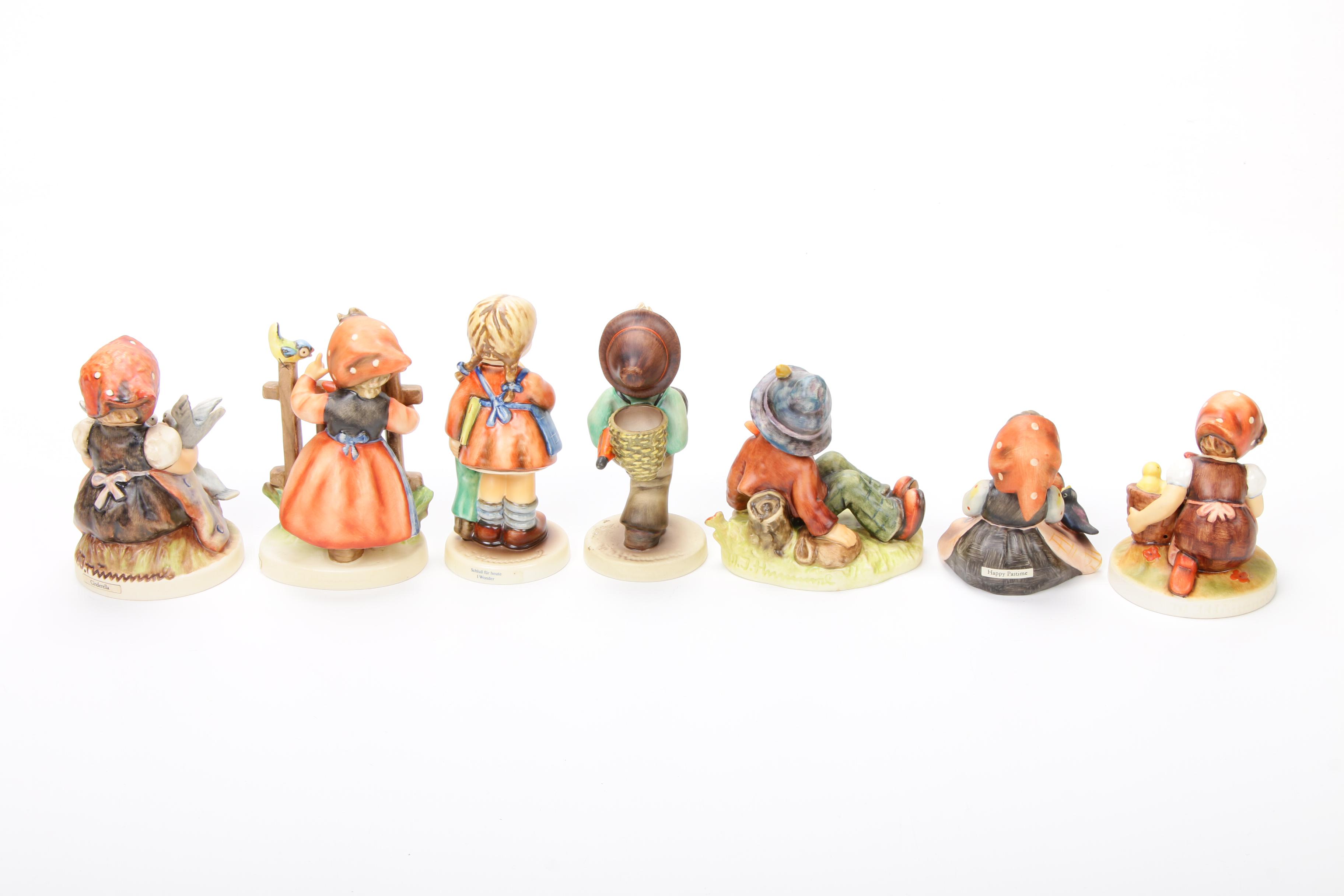 Goebel "Chick Girl", "Happy Pastime" and Other Porcelain Hummel Figurines