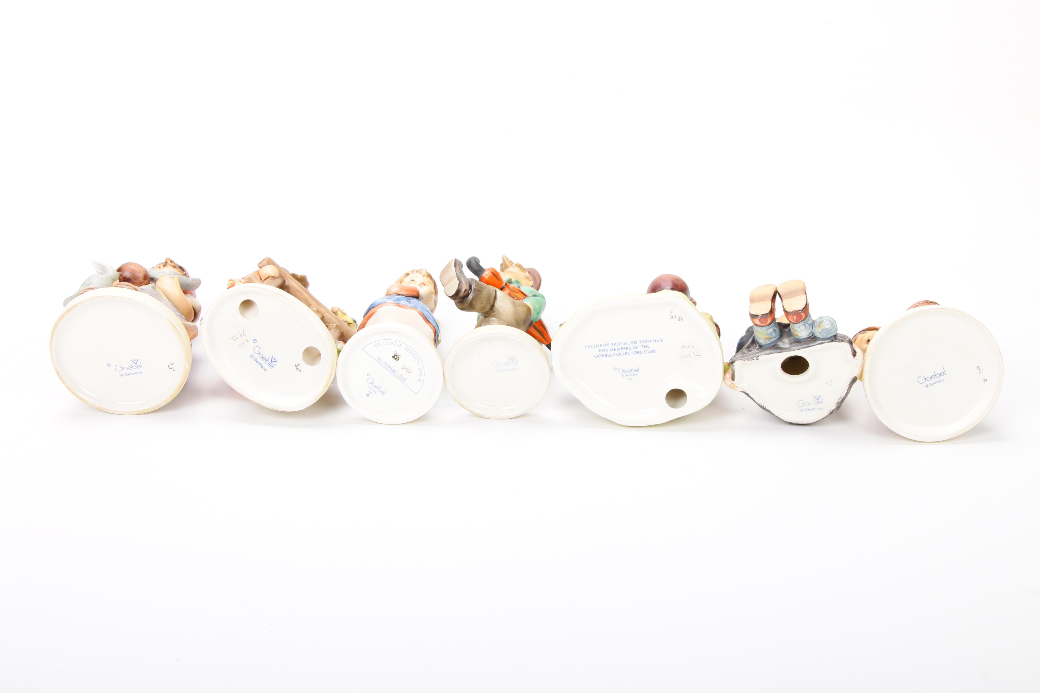 Goebel "Chick Girl", "Happy Pastime" and Other Porcelain Hummel Figurines