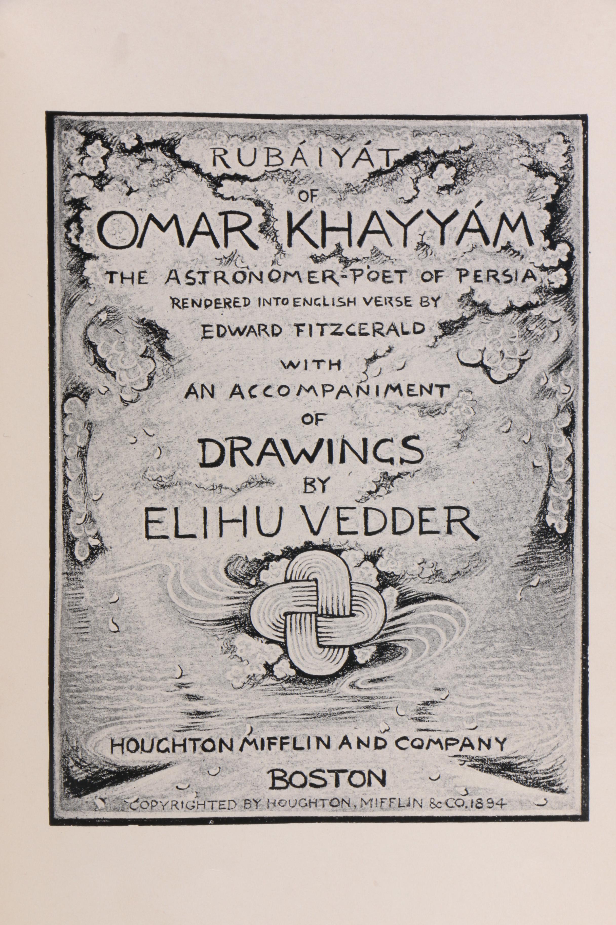 Elihu Vedder Illustrated "Rubáiyát of Omar Khayyám", 1894 Edition