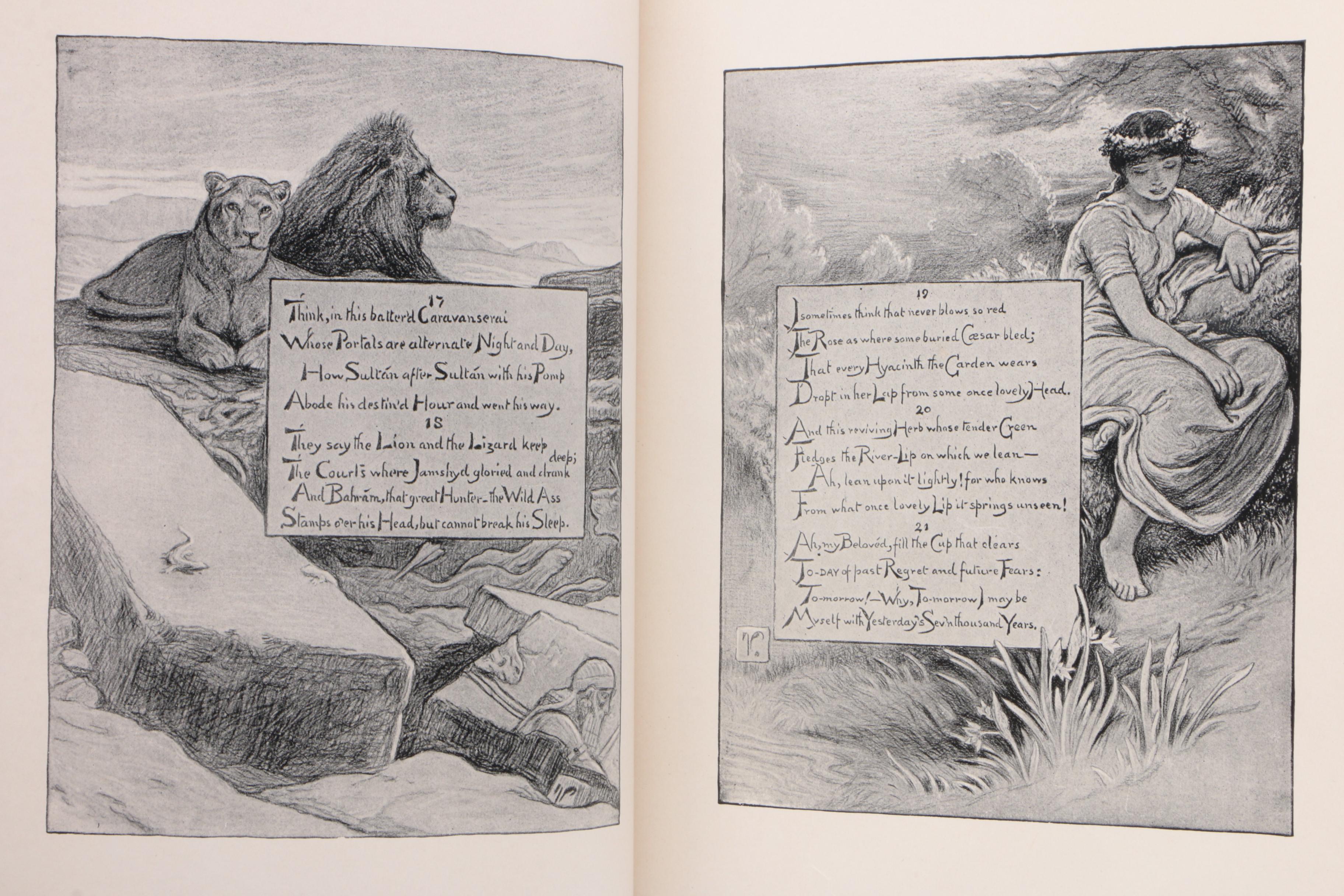 Elihu Vedder Illustrated "Rubáiyát of Omar Khayyám", 1894 Edition