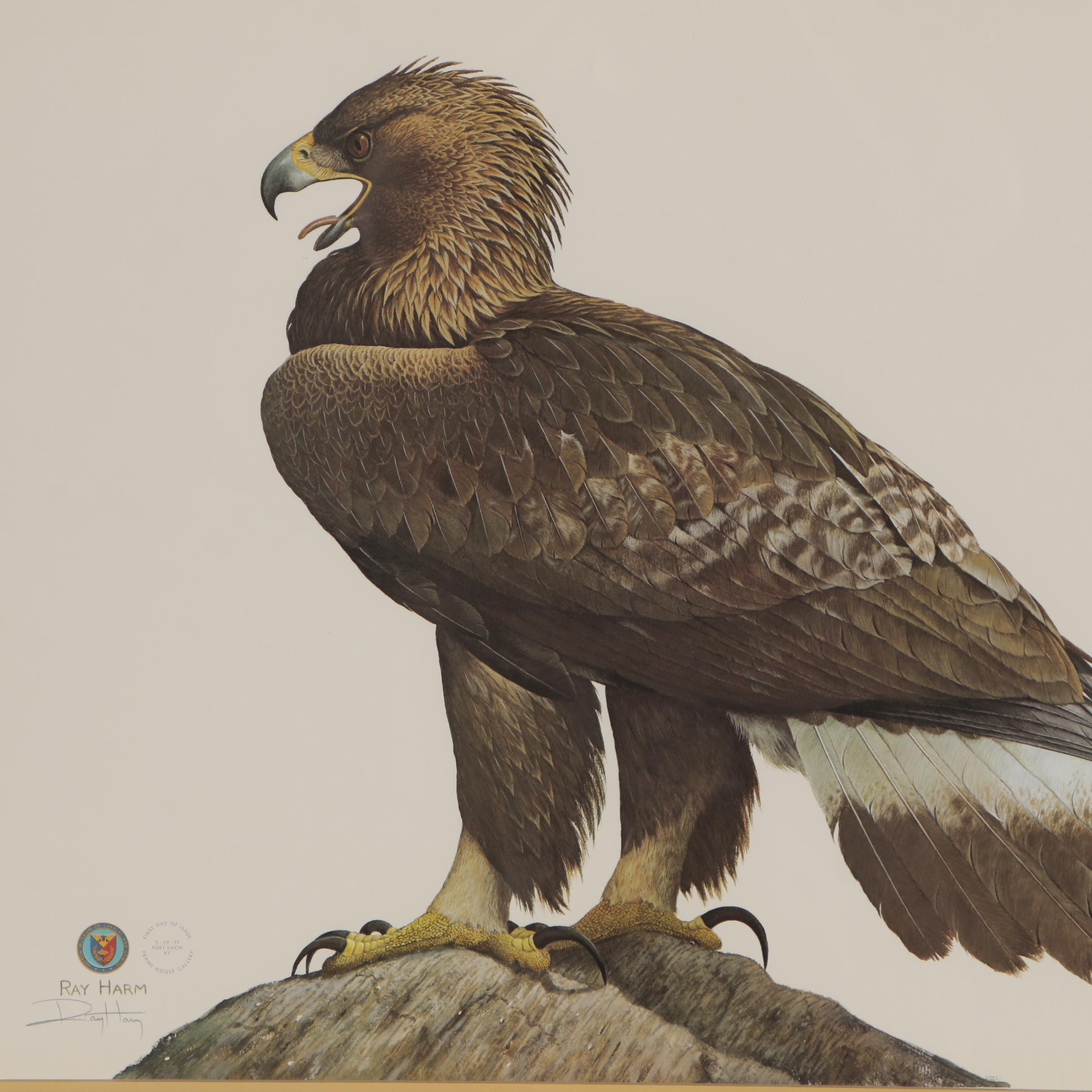 Ray Harm Print "The General Creighton W. Abrams Commemorative Golden Eagle"