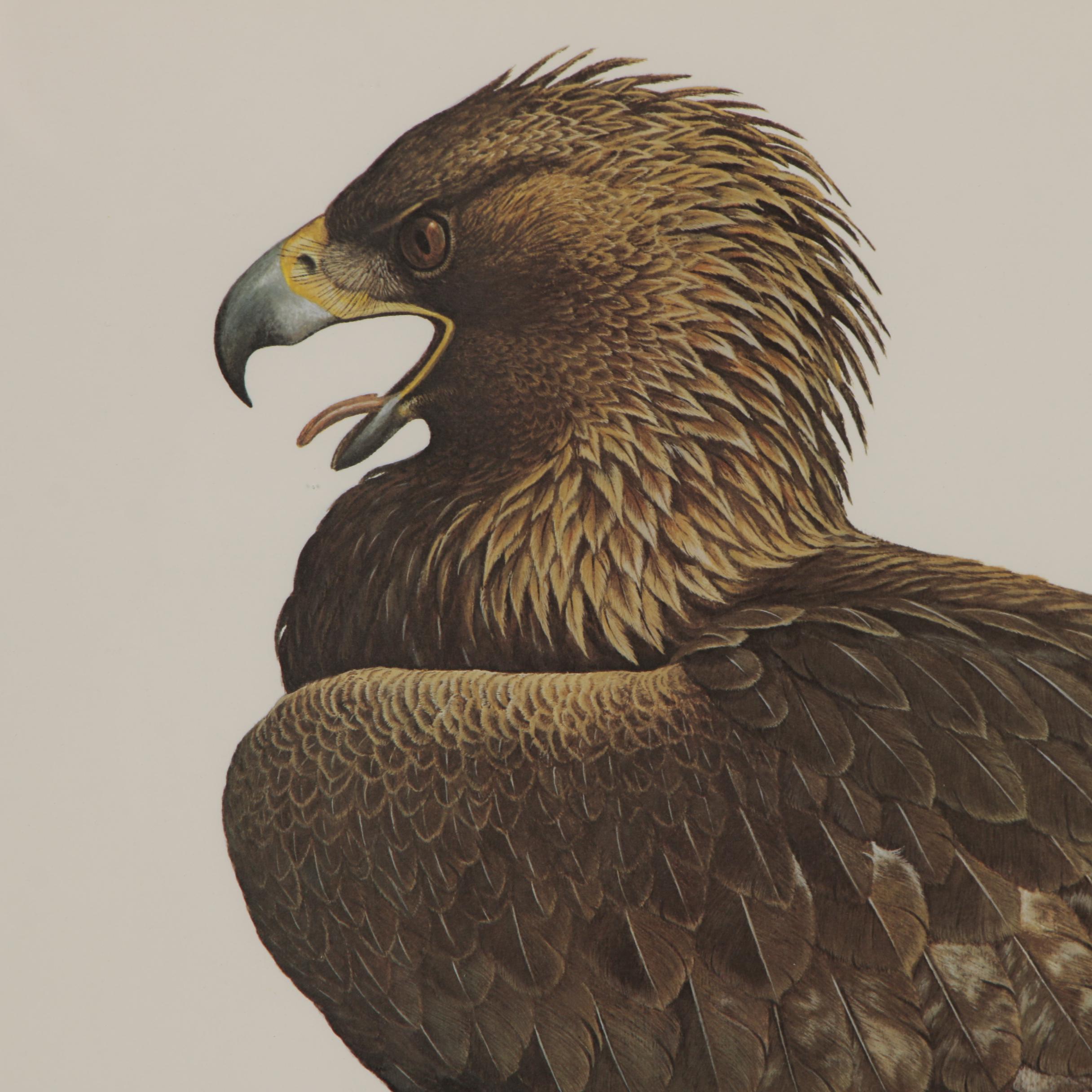 Ray Harm Print "The General Creighton W. Abrams Commemorative Golden Eagle"