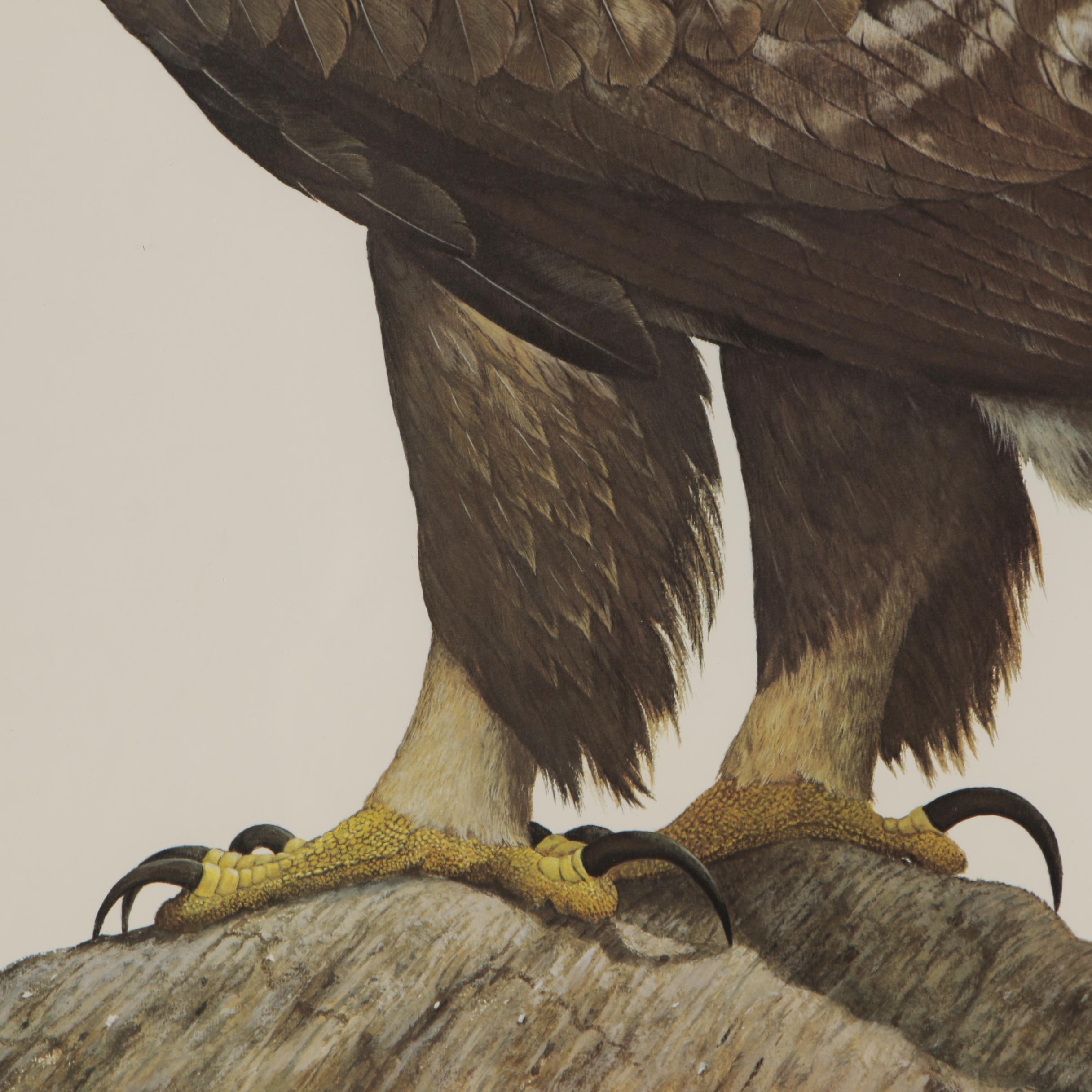 Ray Harm Print "The General Creighton W. Abrams Commemorative Golden Eagle"