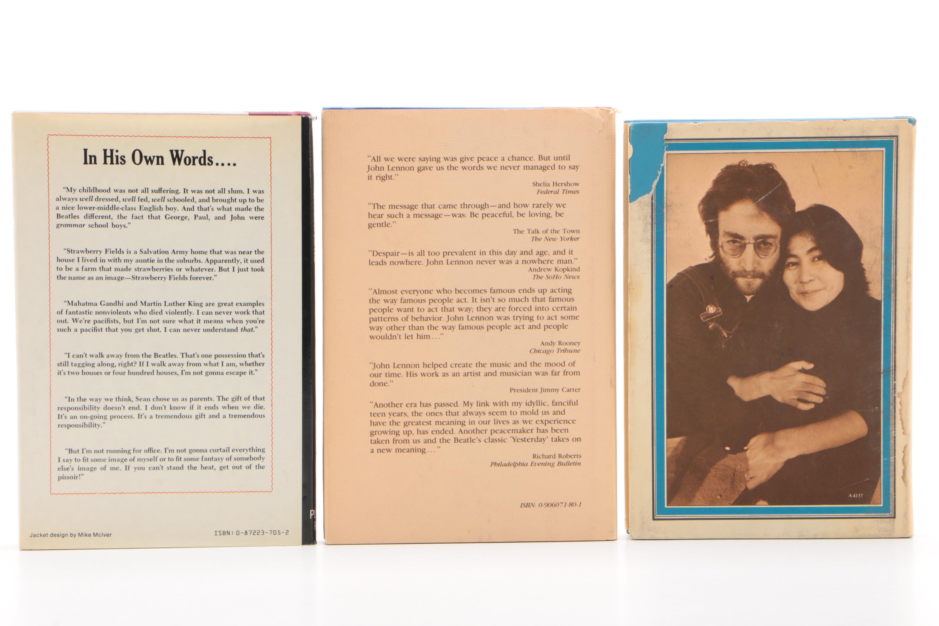 John Lennon Books Including First Edition "The Playboy Interviews" and Others
