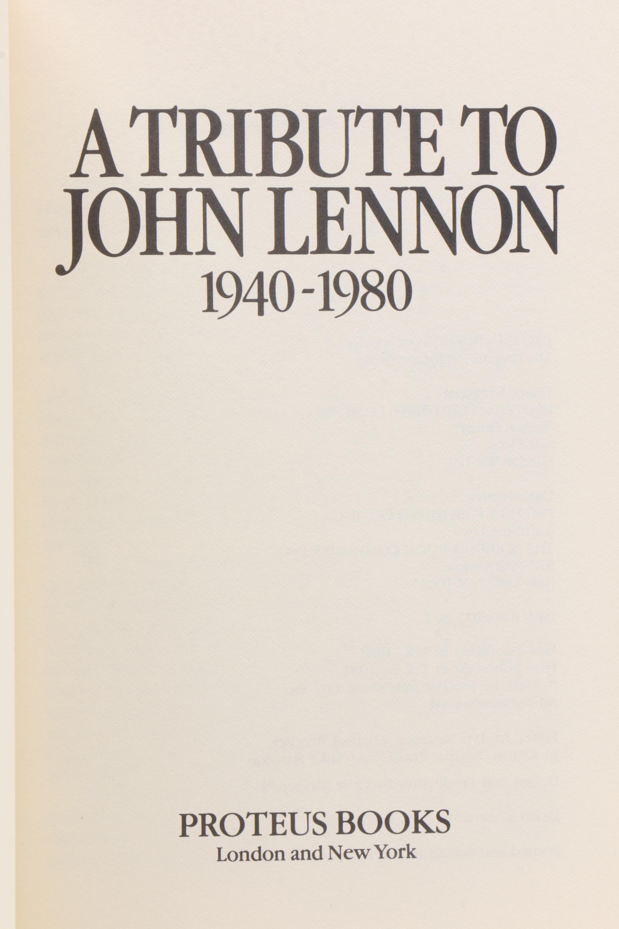 John Lennon Books Including First Edition "The Playboy Interviews" and Others