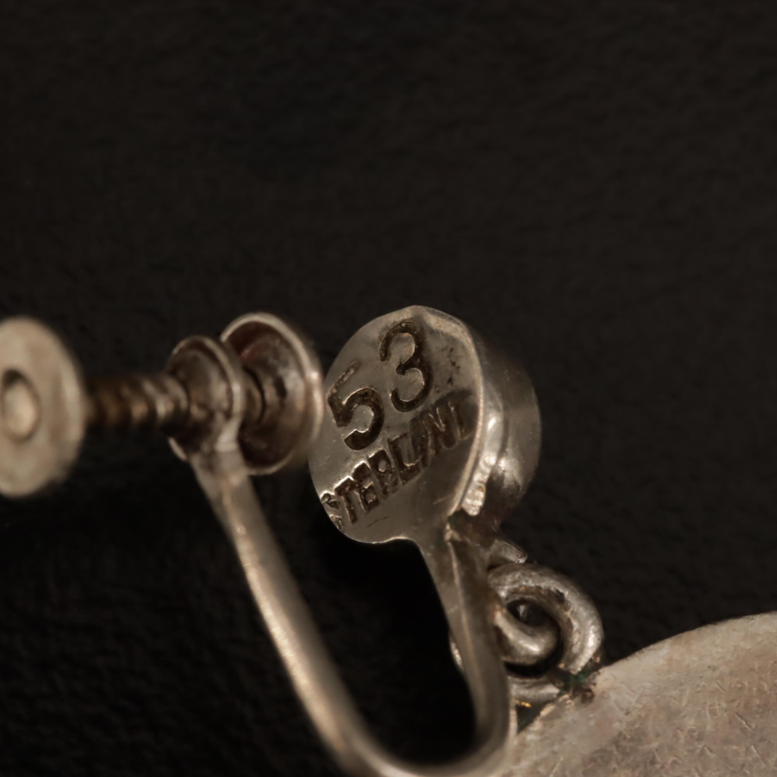 Mexican Ana María Nuñez de Brilanti Sterling  Overlay Bracelet and Earrings