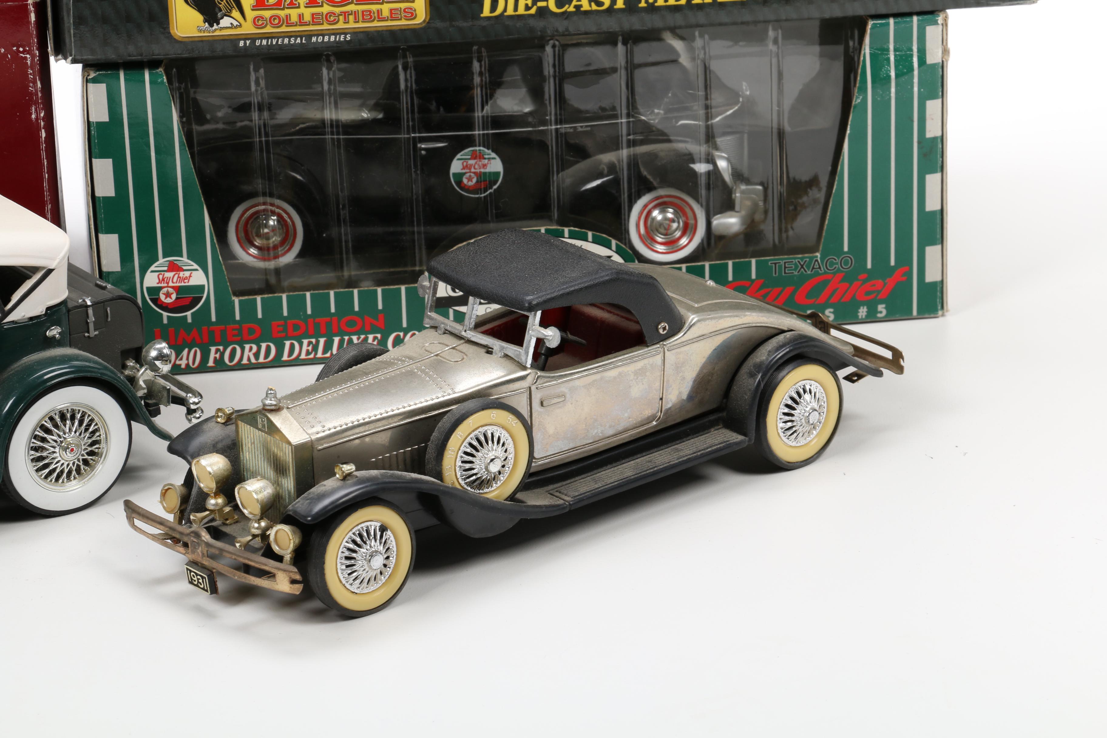 Antique and Classic Die-Cast and Plastic Model Cars, 1920s to 1940s