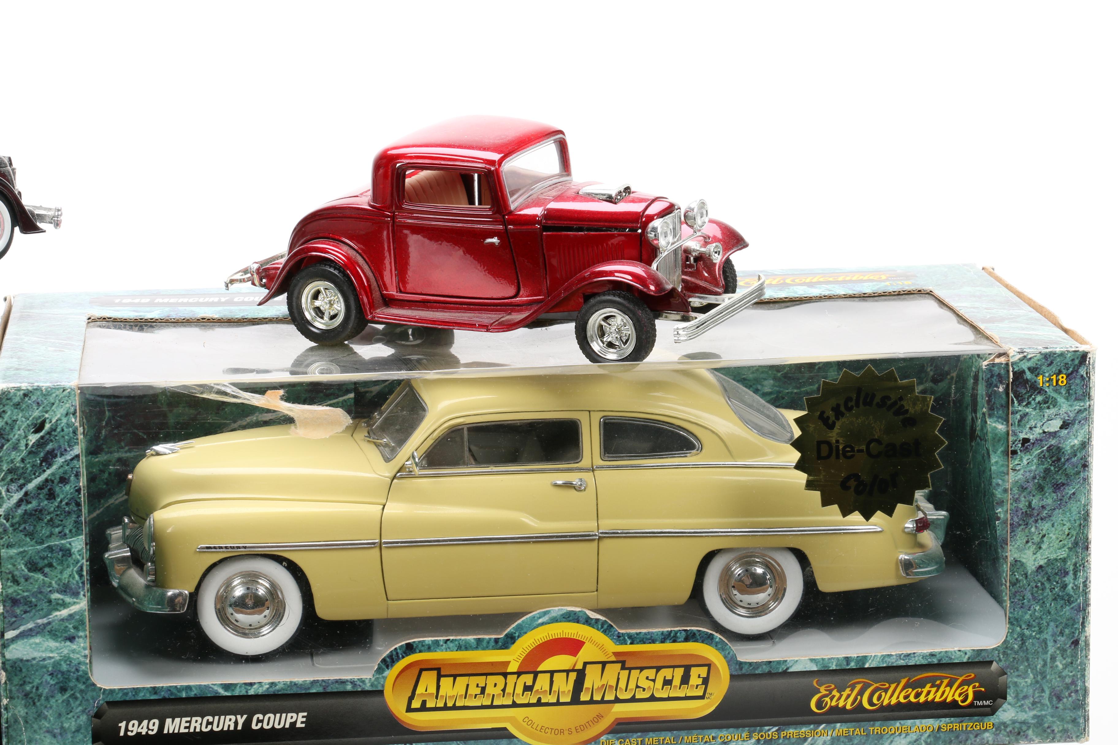 Antique and Classic Die-Cast and Plastic Model Cars, 1920s to 1940s
