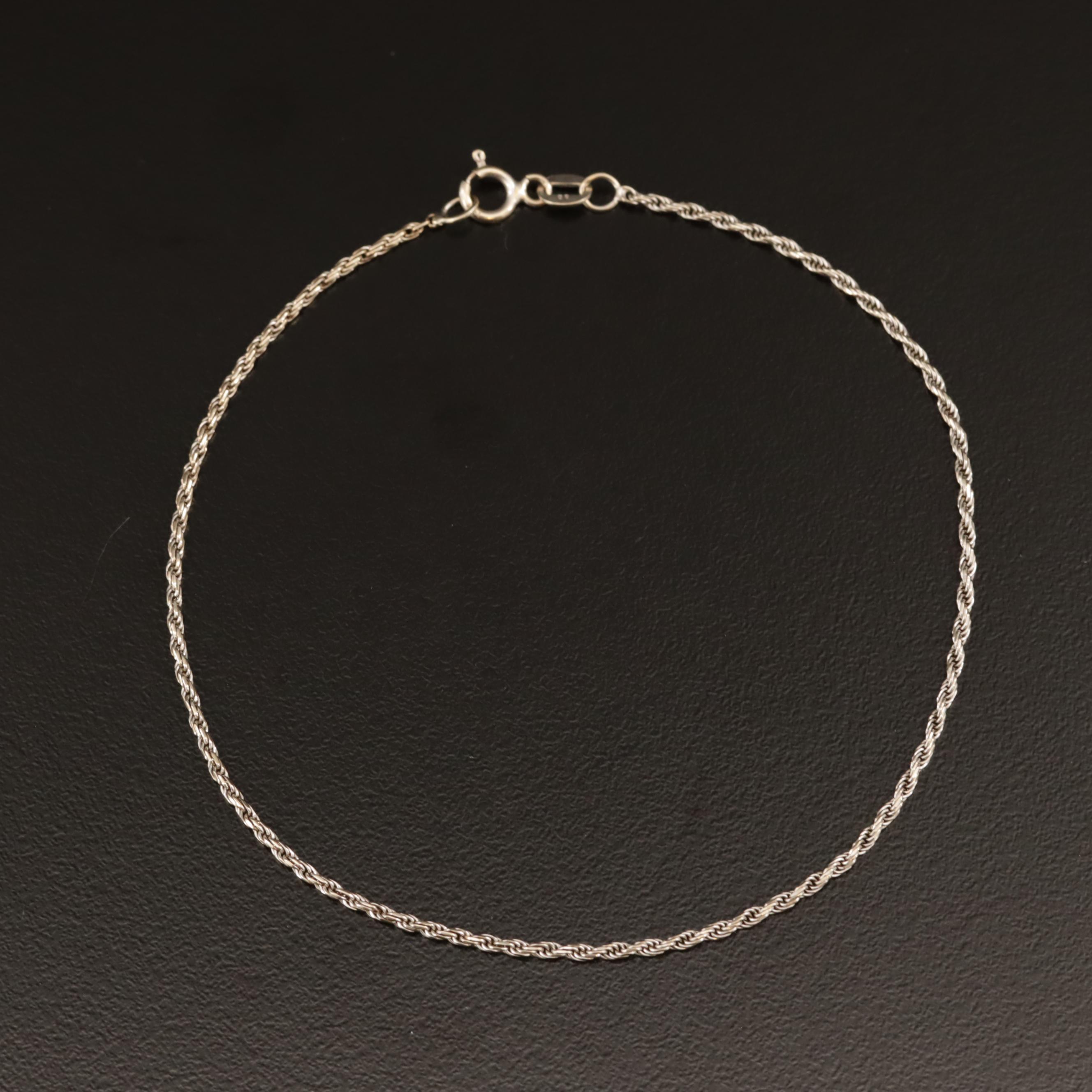 14K Rope Bracelet