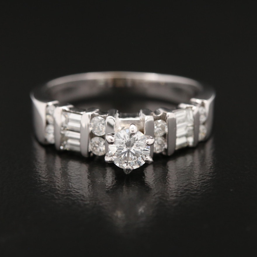 18K Diamond Multi-Row Ring