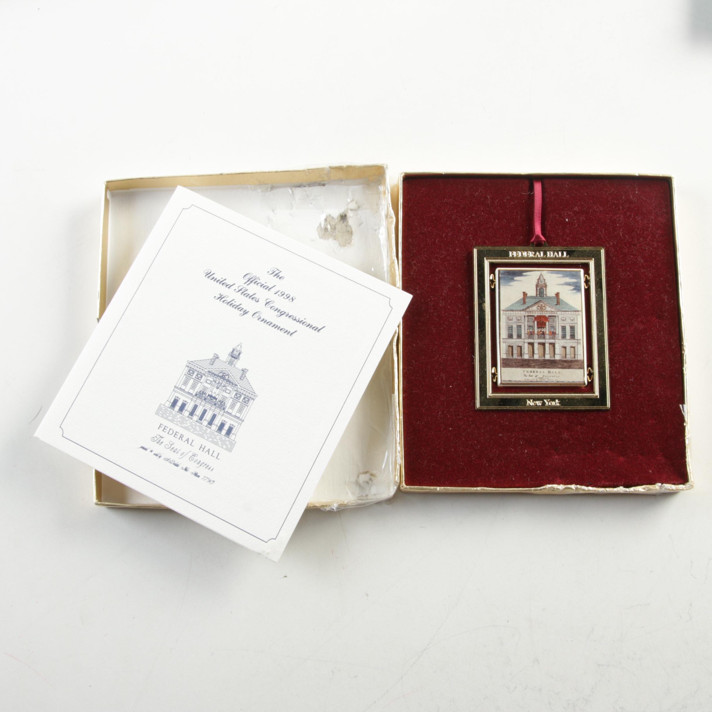 Official United States Congressional Holiday Ornaments