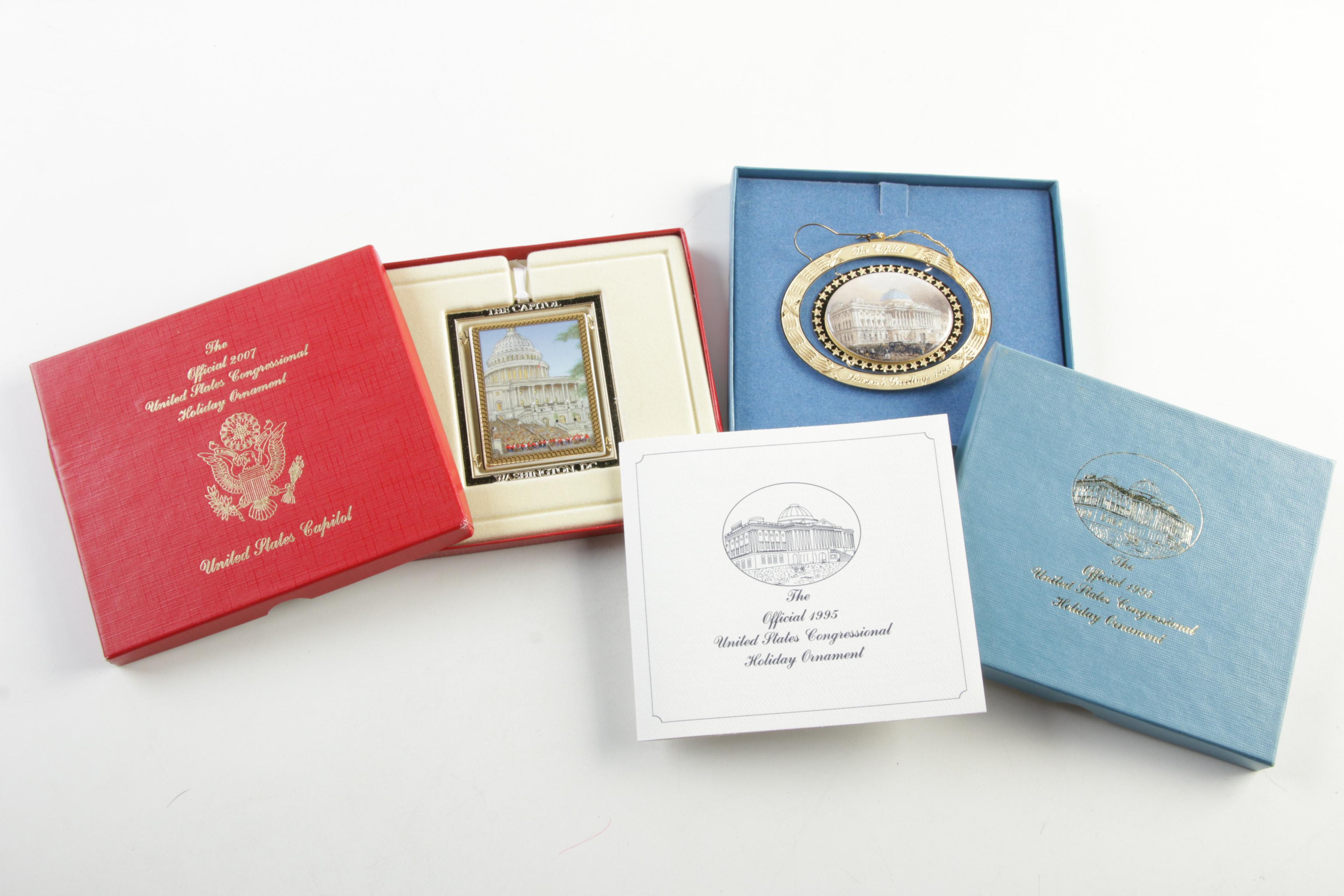 Official United States Congressional Holiday Ornaments