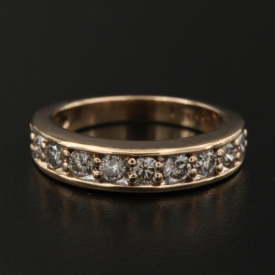 14K 1.05 CTW Diamond Band