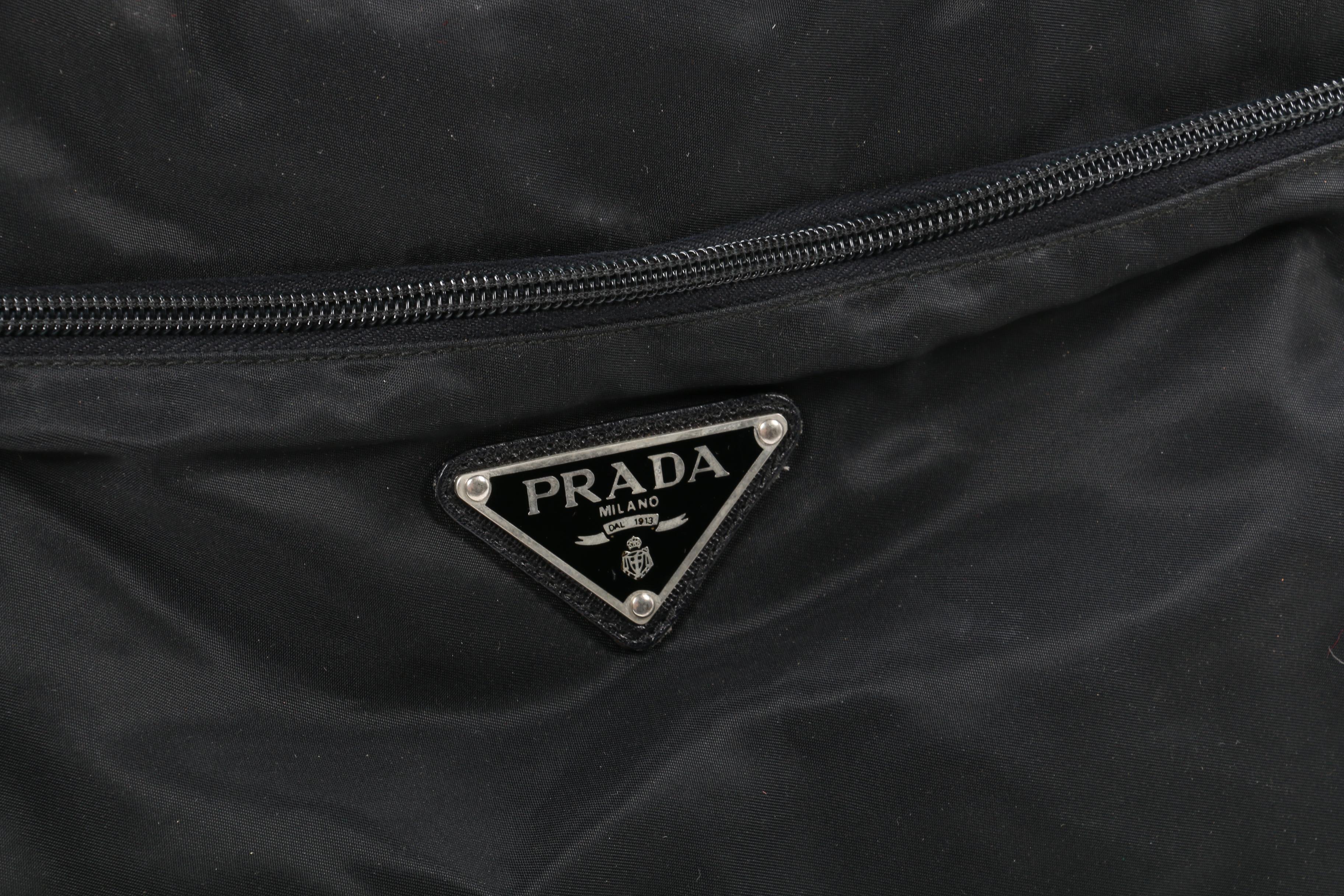 Prada Tote Bag in Black Tessuto Nylon