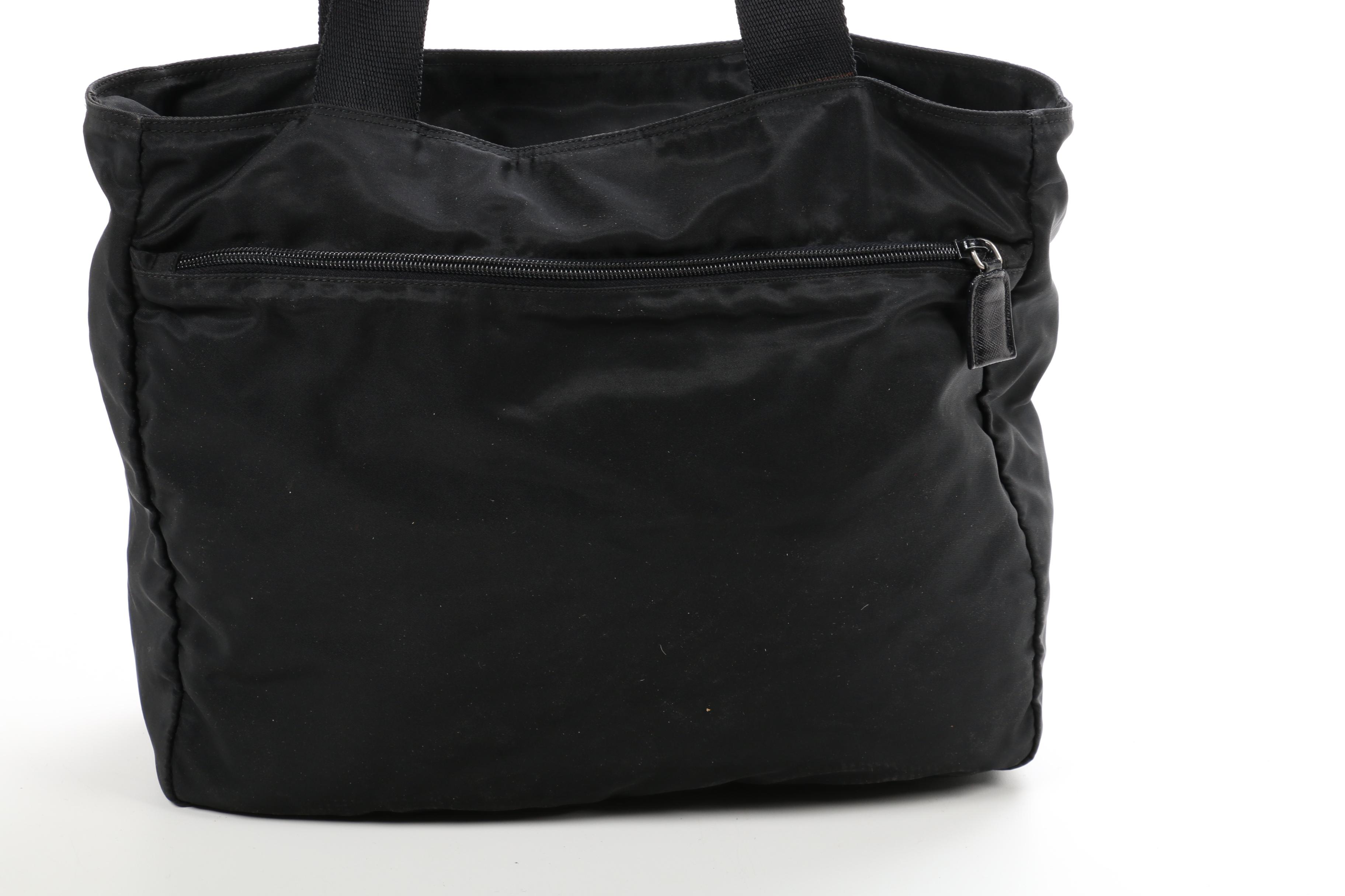 Prada Tote Bag in Black Tessuto Nylon