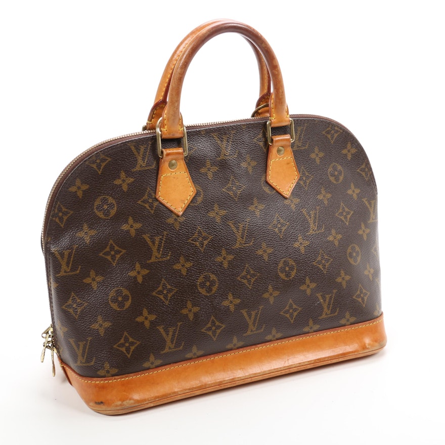 Louis Vuitton Alma PM in Monogram Canvas and Vachetta Leather