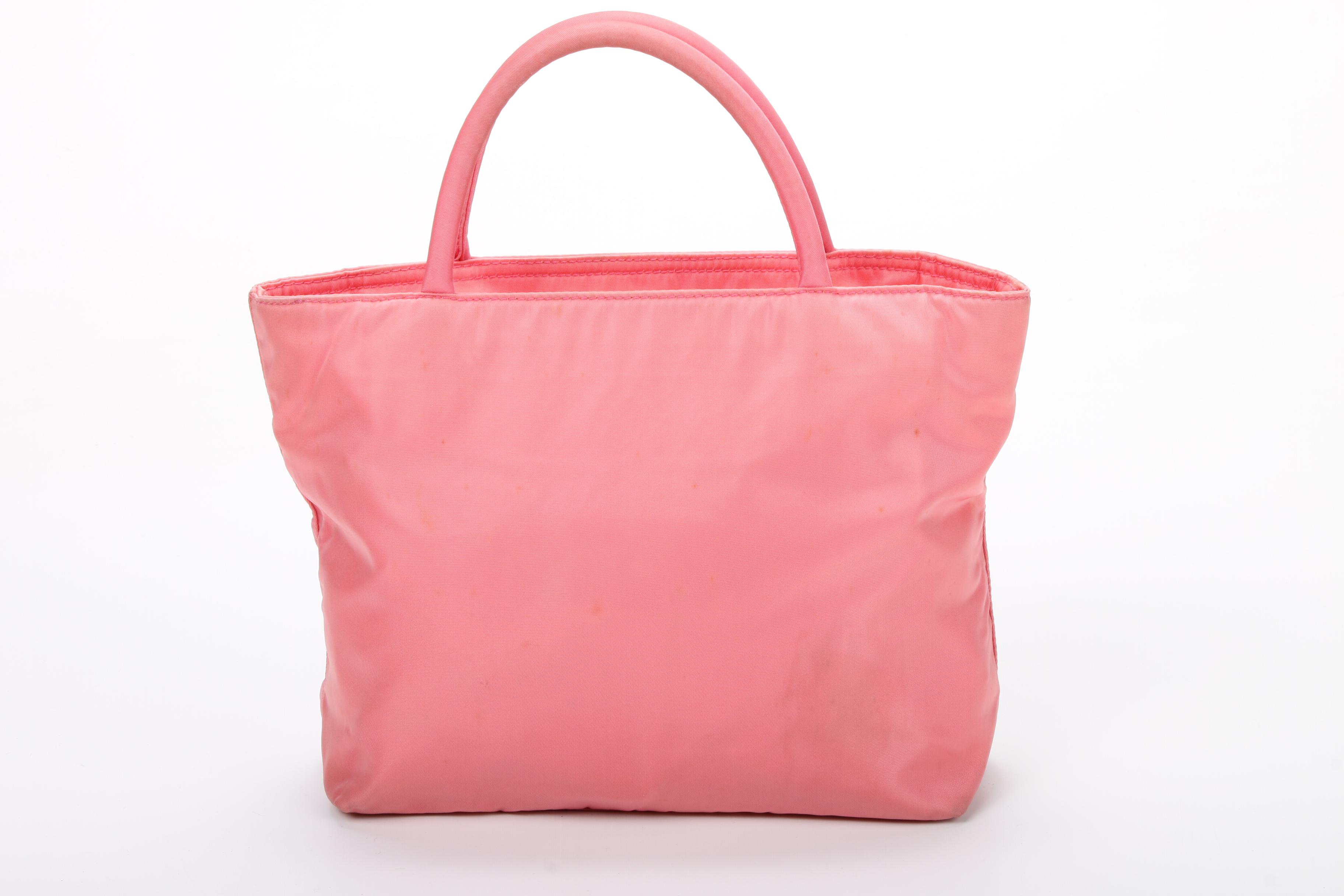 Prada Tote Bag in Pink Tessuto Nylon