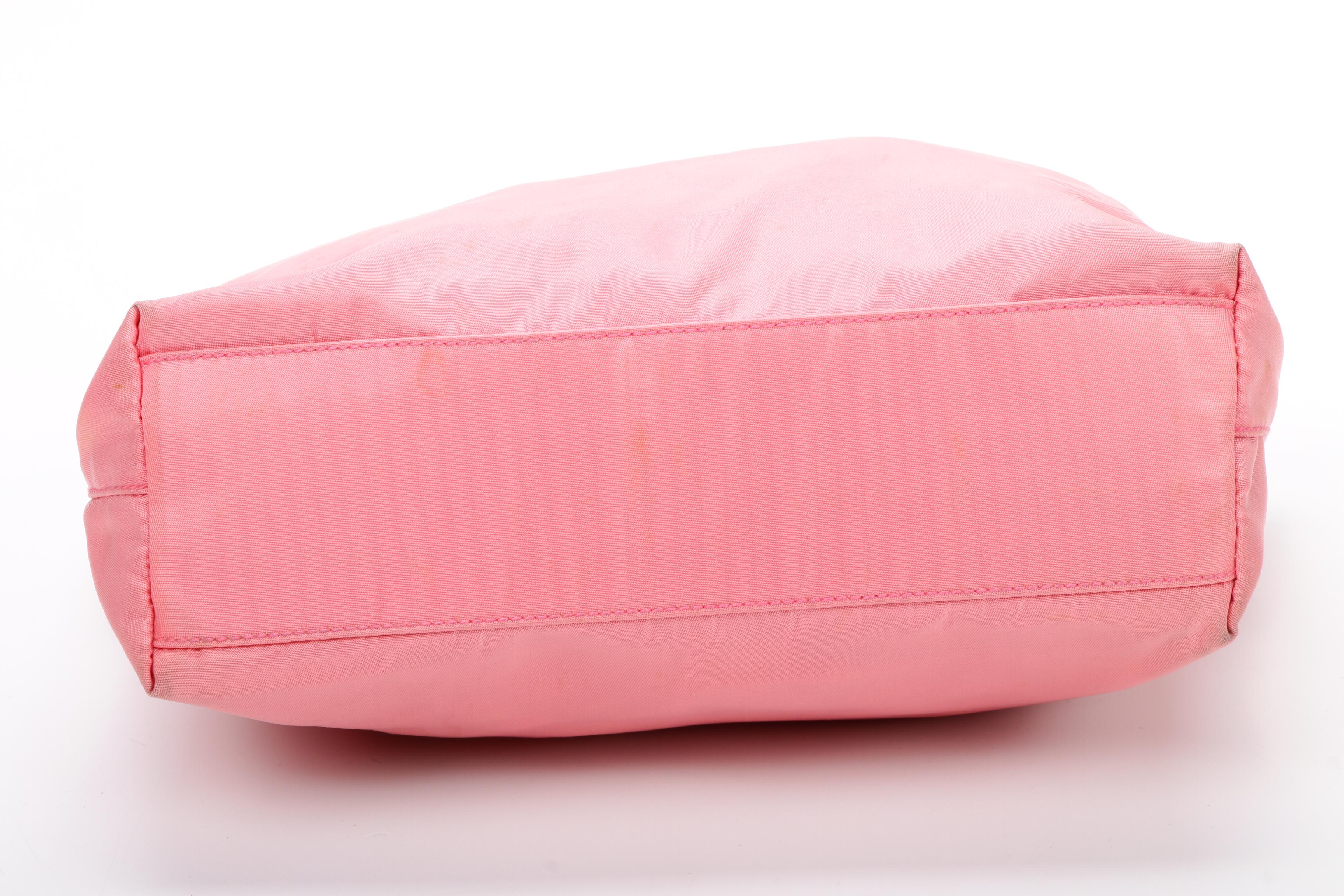 Prada Tote Bag in Pink Tessuto Nylon