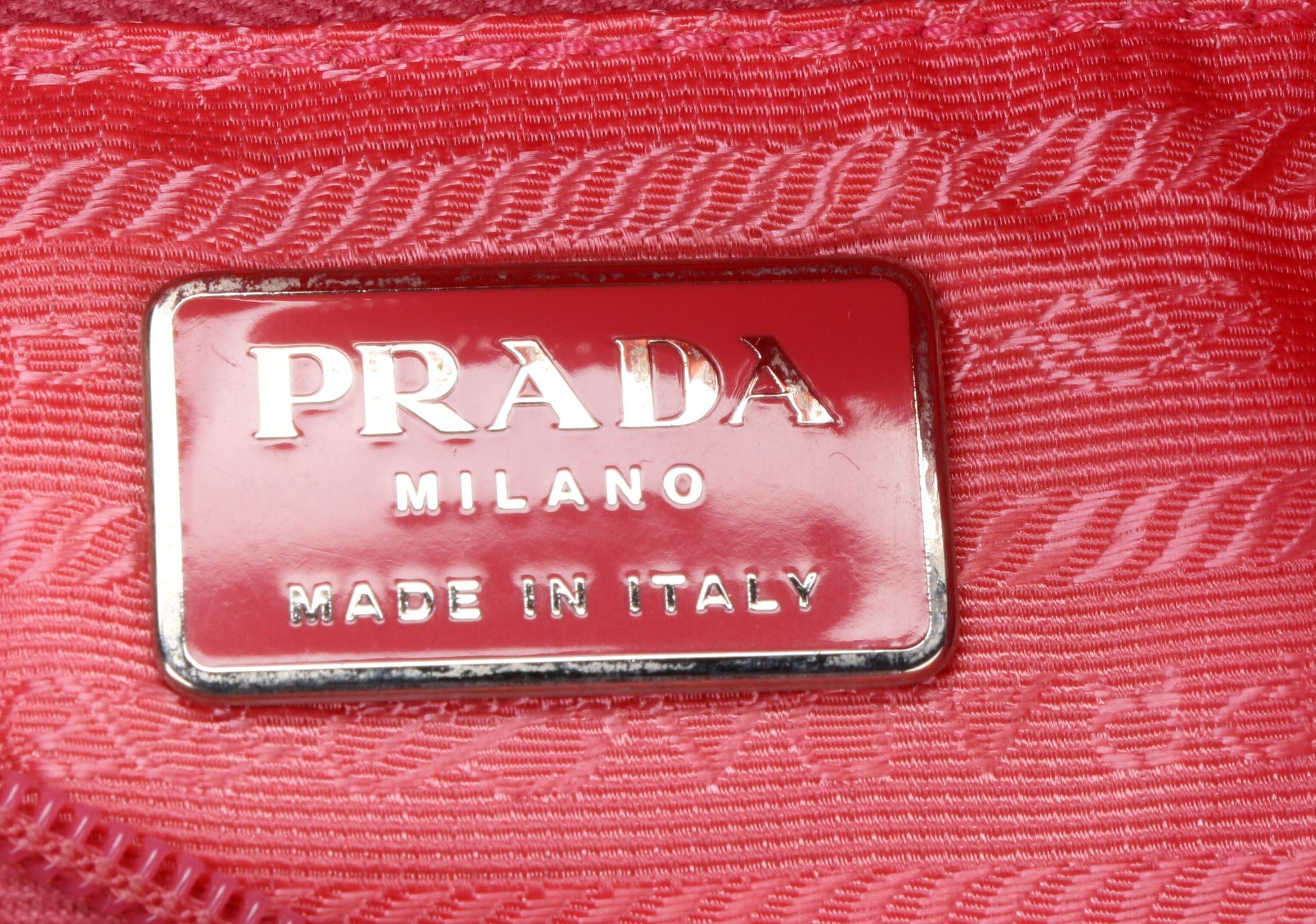 Prada Tote Bag in Pink Tessuto Nylon