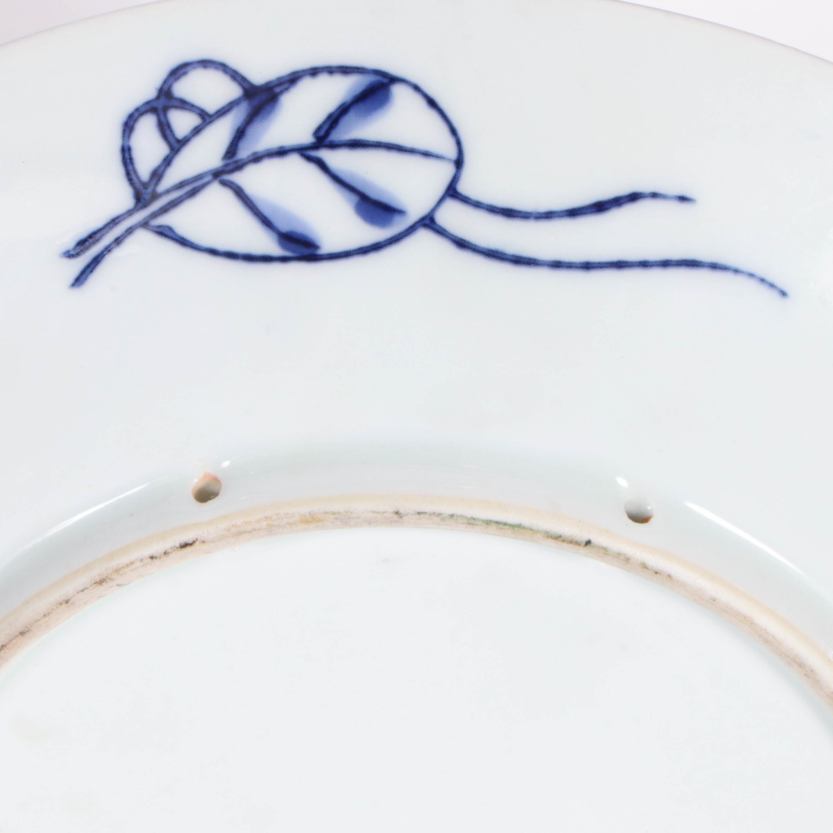 Gold Imari Japanese Hand-Painted Porcelain Plate