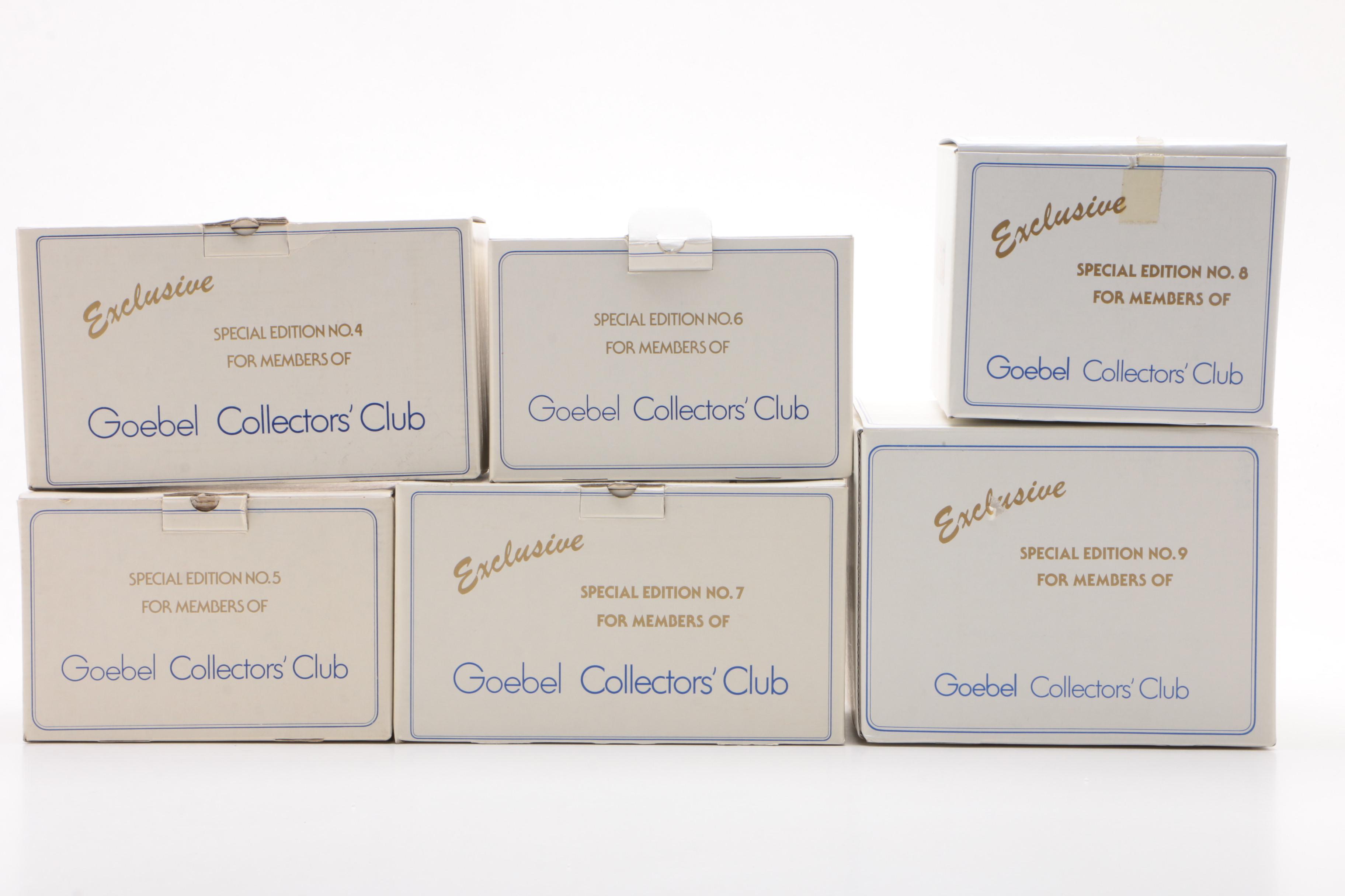 Goebel Collectors Club Edition Porcelain Figurines, 1970-1980s
