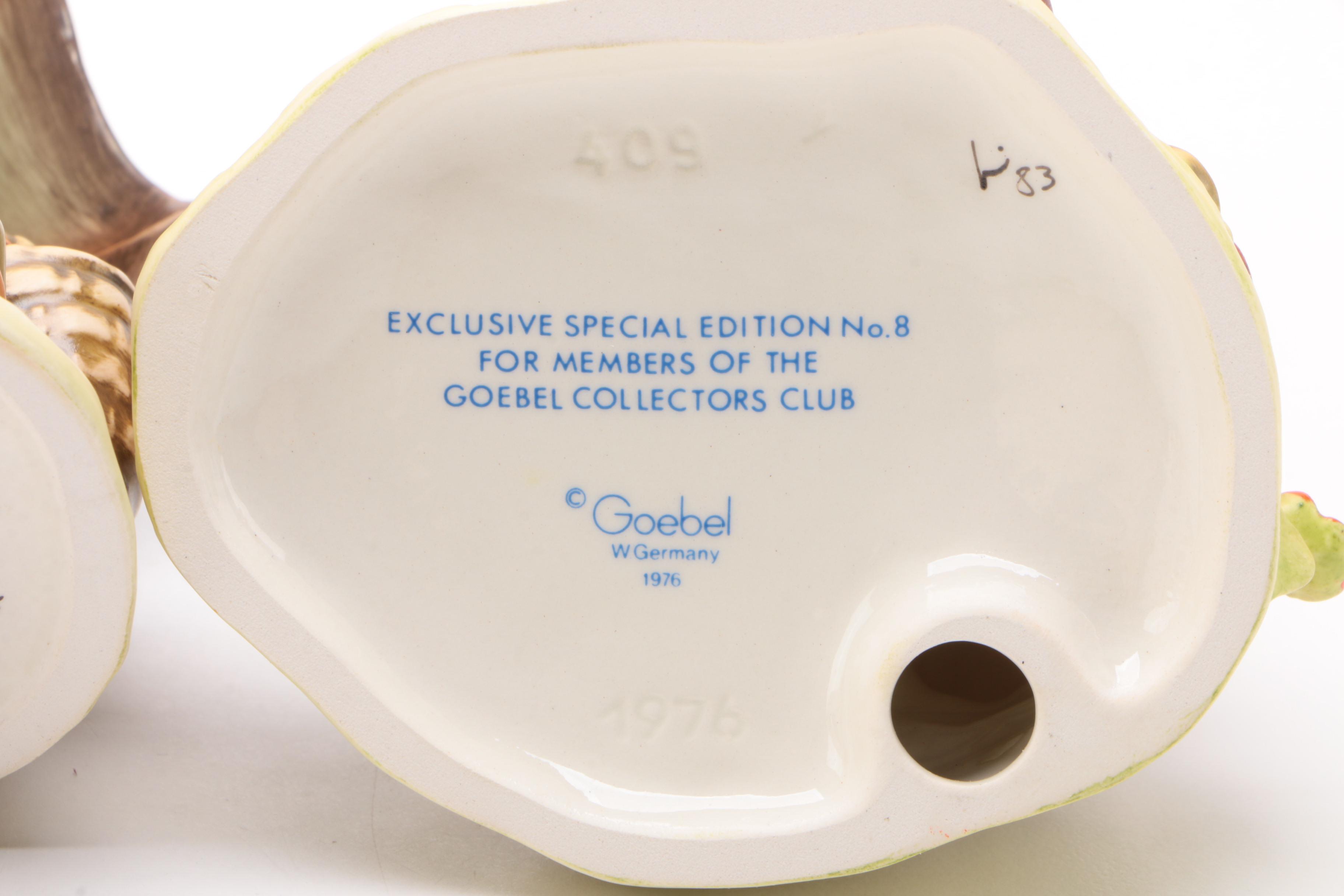 Goebel Collectors Club Edition Porcelain Figurines, 1970-1980s