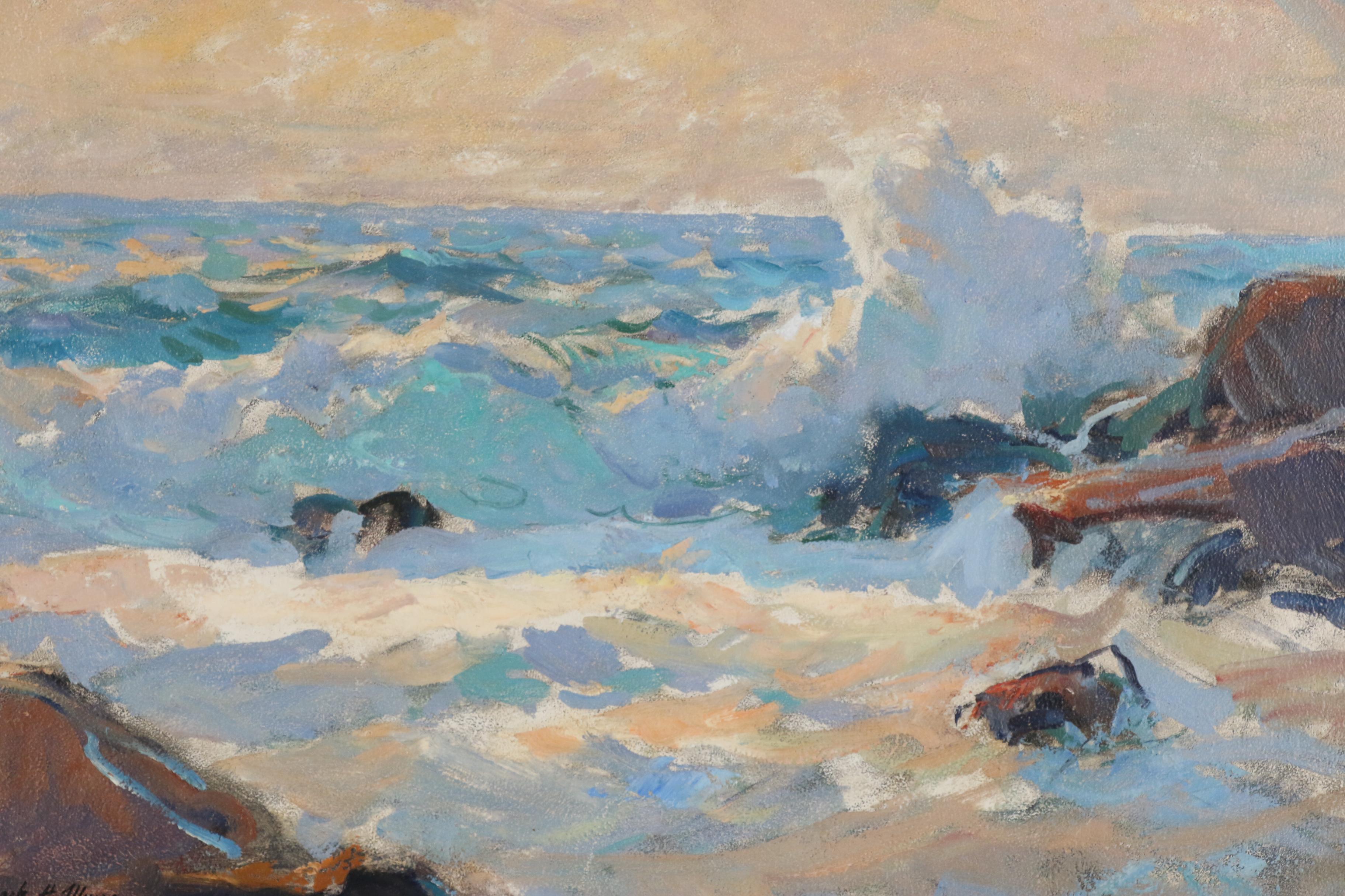 Frank Harmon Myers Oil Painting "Light from the West", Early-Mid 20th Century