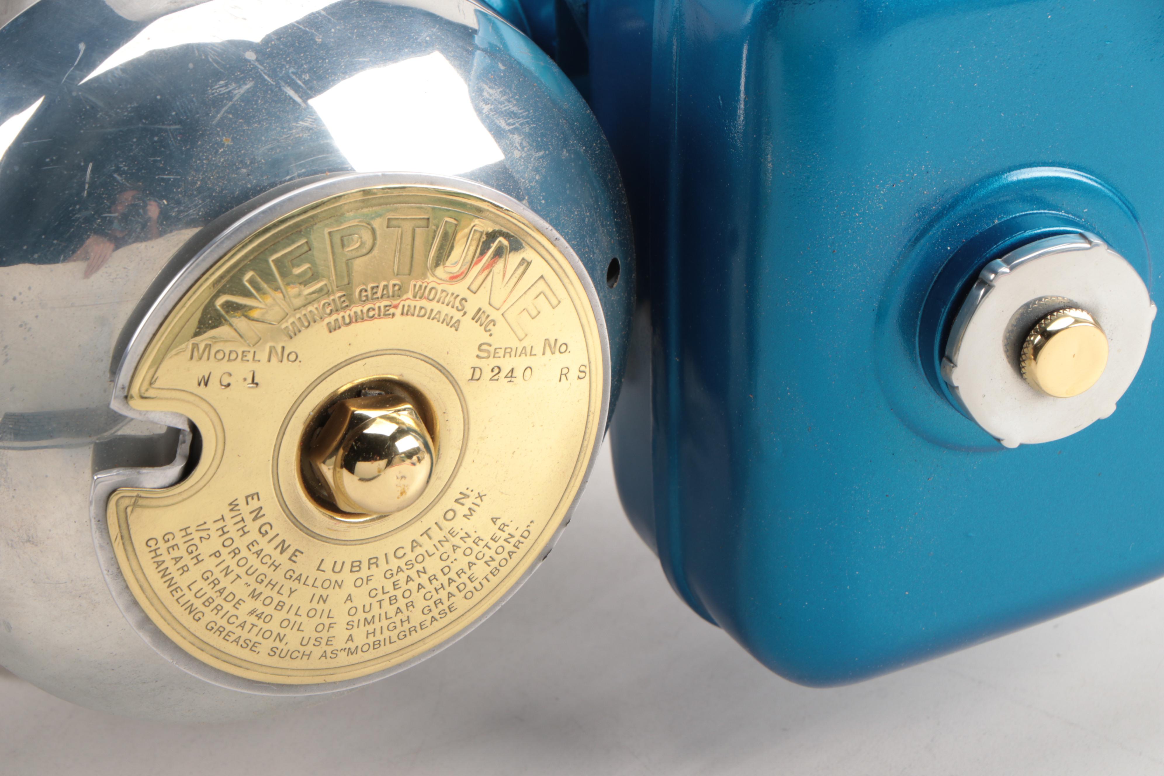 Neptune Mighty Mite Outboard Motor, Mid to Late 20th Century